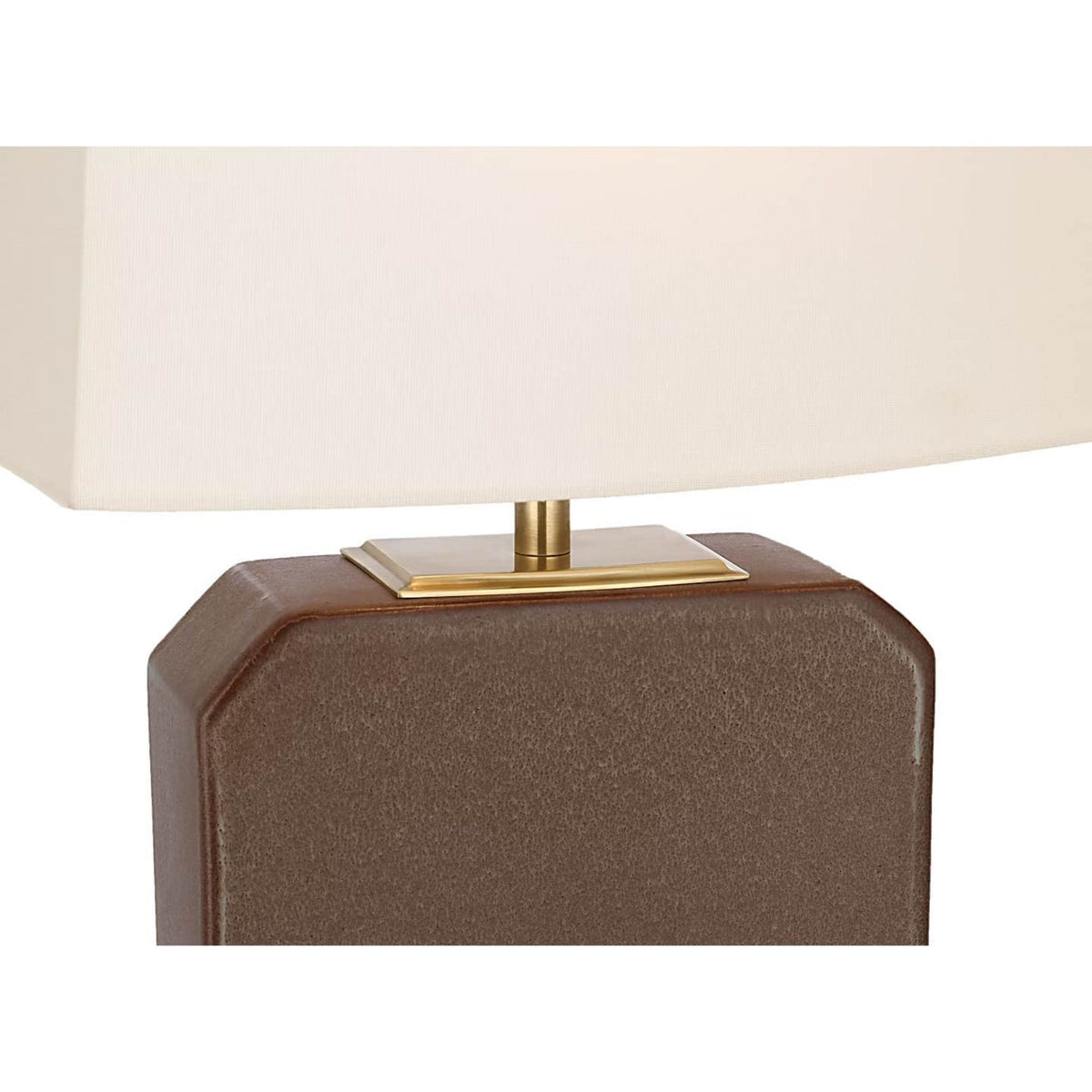 Thomas O'Brien Monique 20" Table Lamp in Positano Sand with Linen Shade W12" x H19.75"