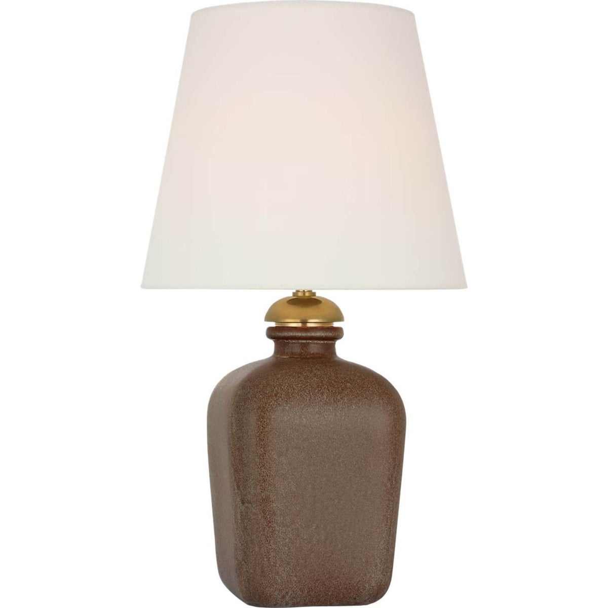 Thomas O'Brien Josy 17" Cordless Table Lamp in Positano Sand with Linen Shade W9.5" x H17"
