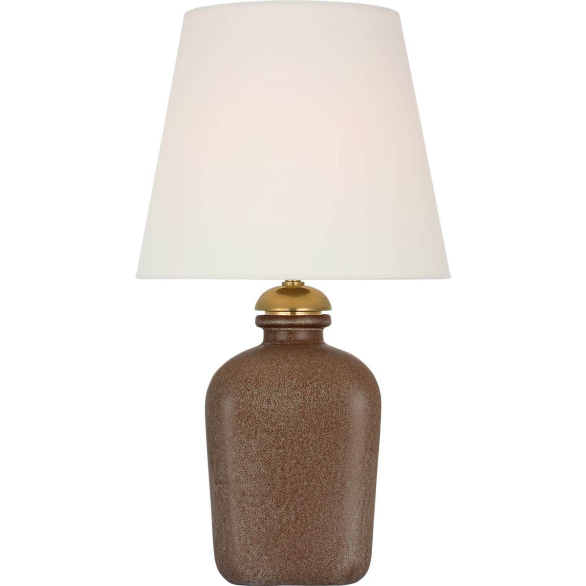 Thomas O'Brien Josy 17" Cordless Table Lamp in Positano Sand with Linen Shade W9.5" x H17"