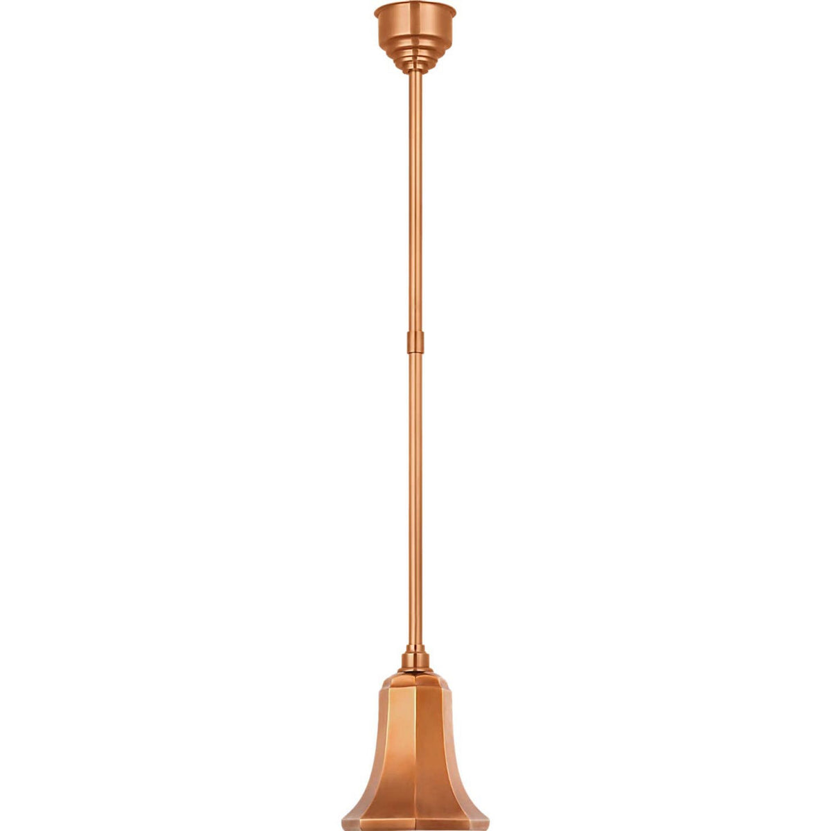 Thomas O'Brien Academy Pendant in Soft Copper with 7.5" Savannah Shade W7.5"