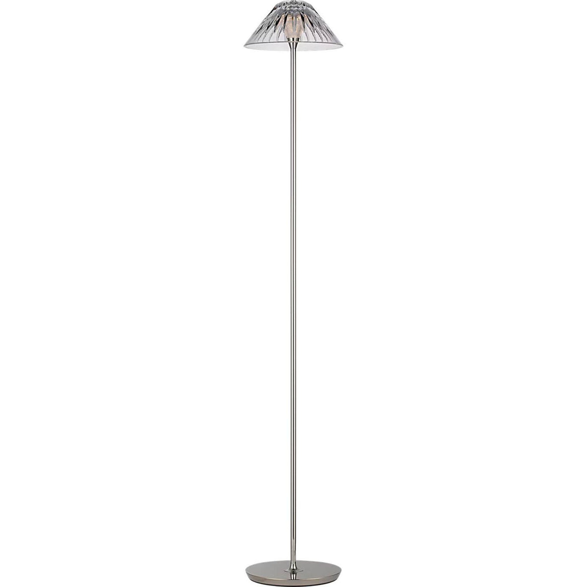 Waterford Blaze 55" Floor Lamp in Polished Nickel with Clear Crystal W9.25" x H54.75"