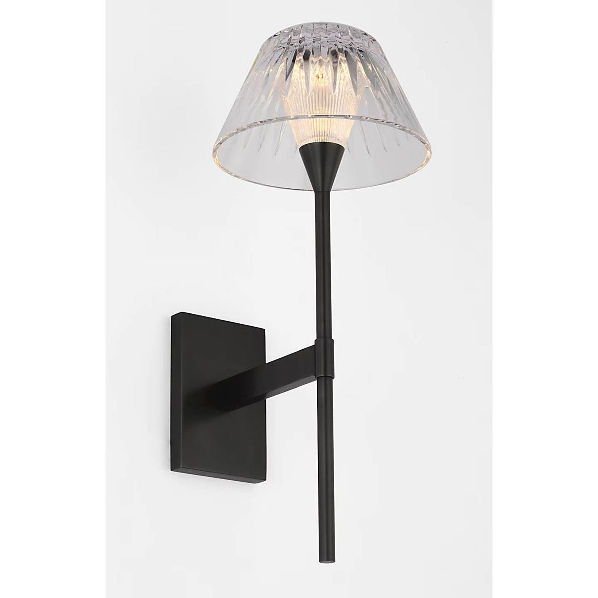 Waterford Blaze 14" Sconce in Bronze with Clear Crystal W5.75" x H13.75" x E7.75"