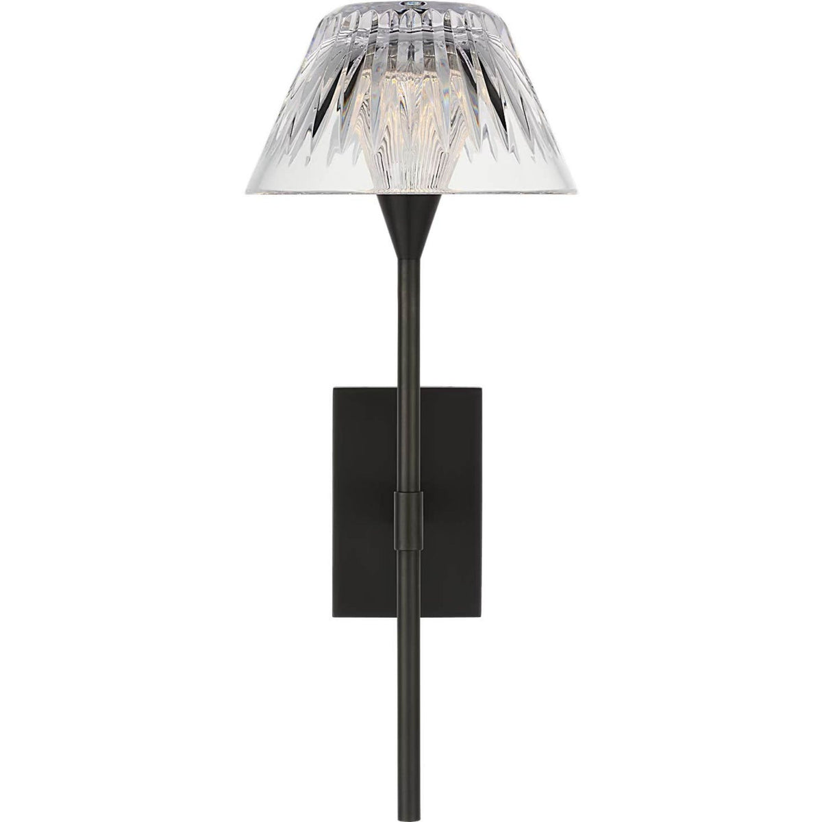 Waterford Blaze 14" Sconce in Bronze with Clear Crystal W5.75" x H13.75" x E7.75"