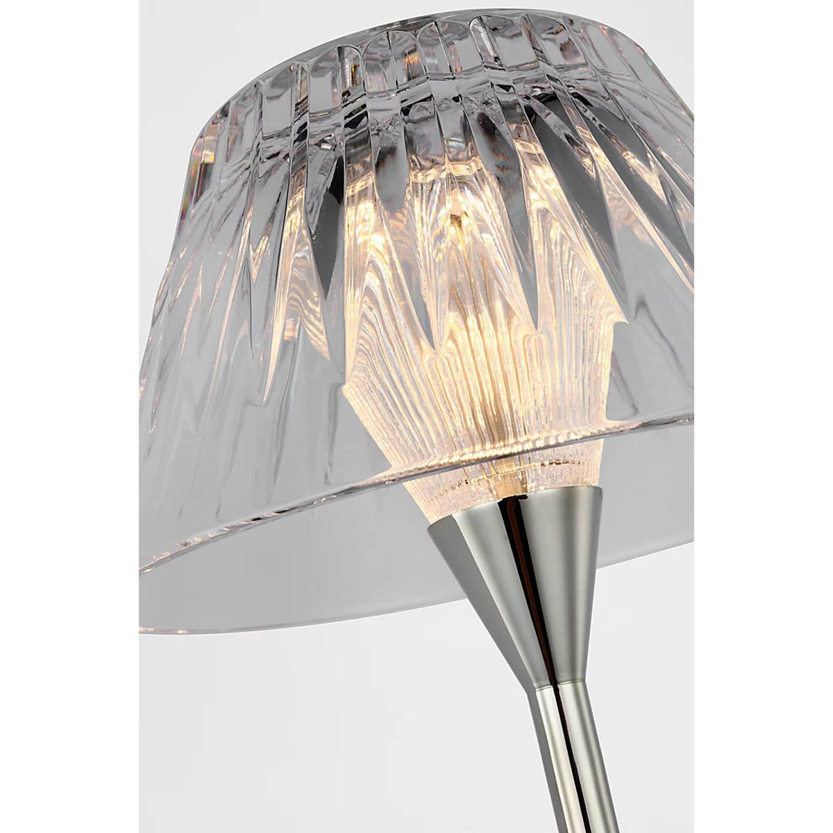 Waterford Blaze 14" Sconce in Polished Nickel with Clear Crystal W5.75" x H13.75" x E7.75"