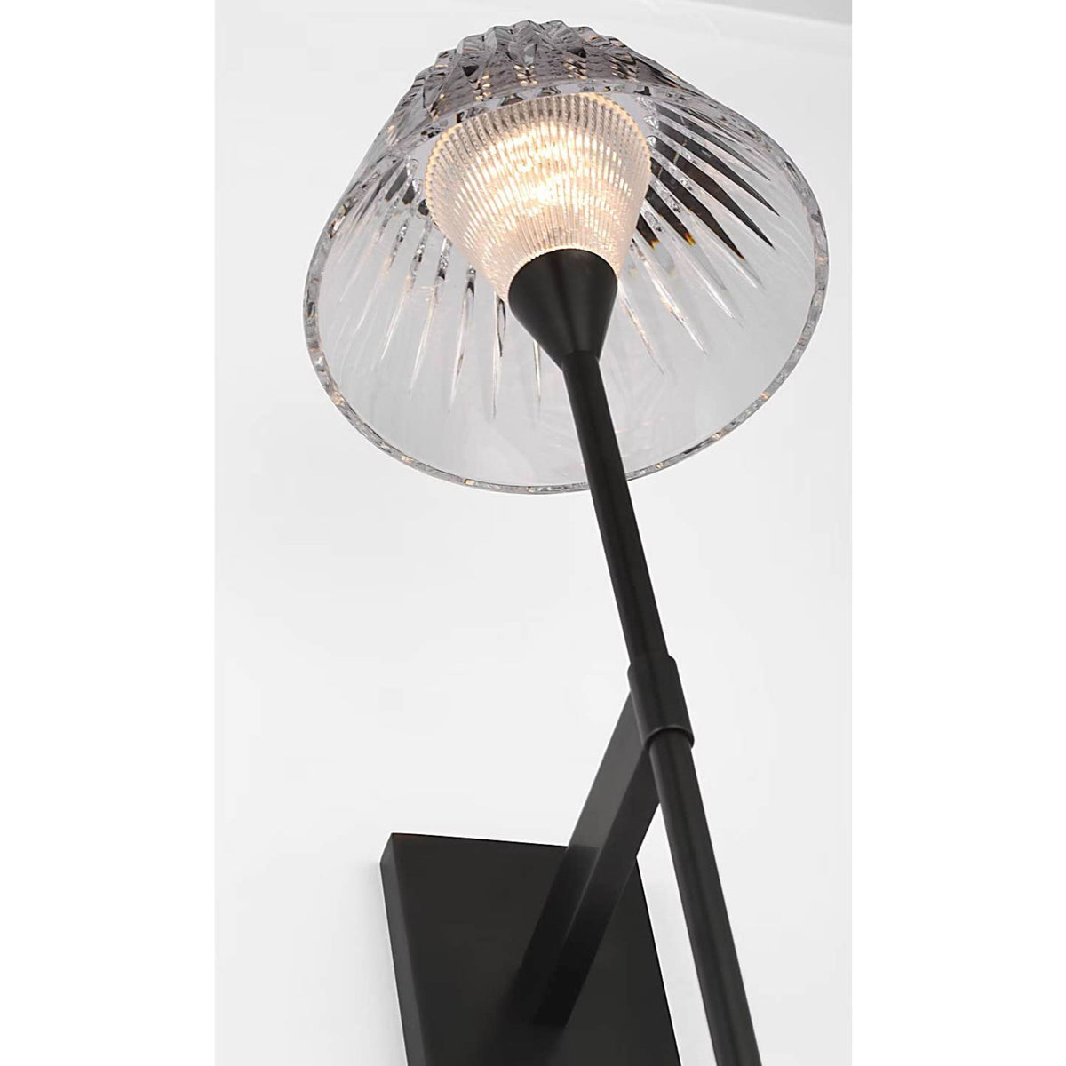Waterford Blaze 19" Tail Sconce in Bronze with Clear Crystal W5.75" x H19" x E7.75"