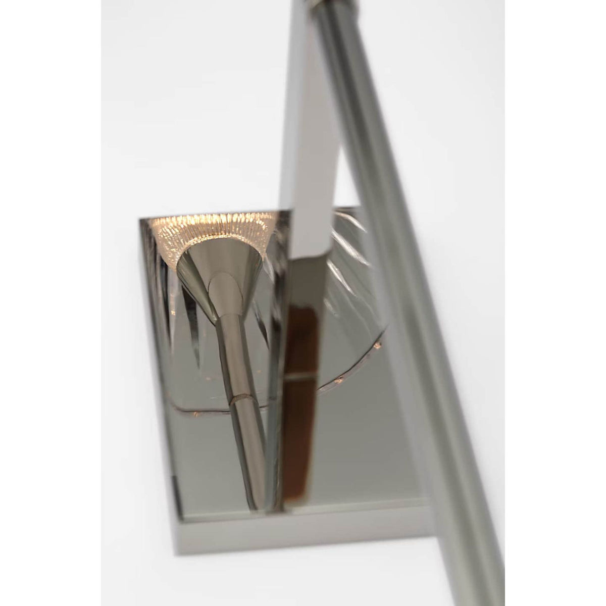 Waterford Blaze 19" Tail Sconce in Polished Nickel with Clear Crystal W5.75" x H19" x E7.75"