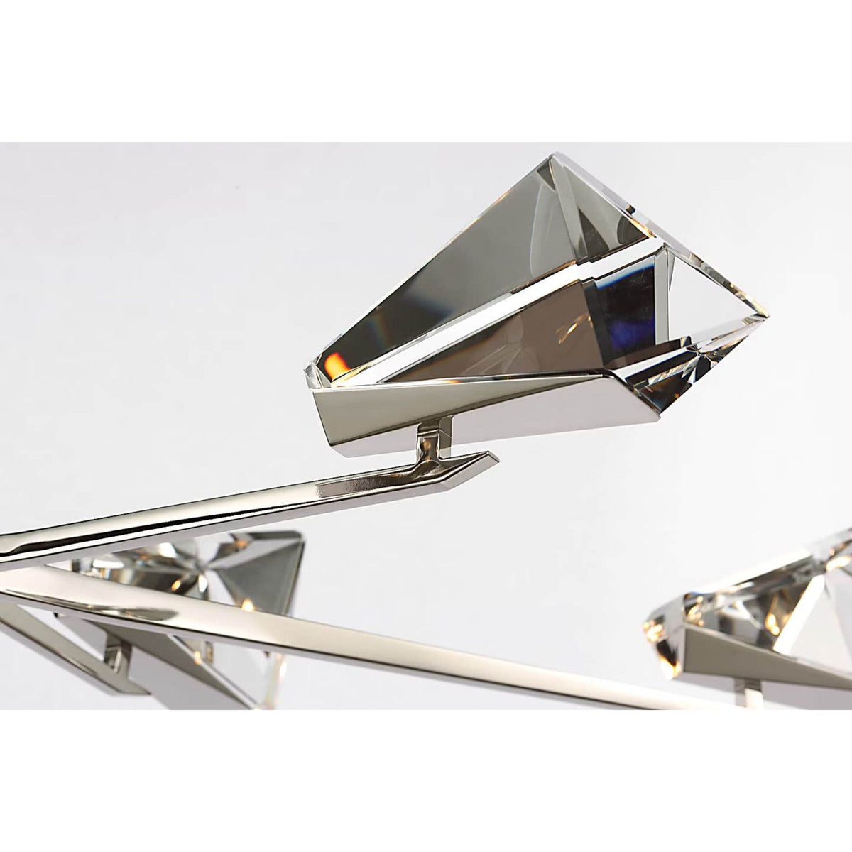 Waterford Carraig 63" 7 Light Chandelier in Polished Nickel with Clear Crystal W63.25"