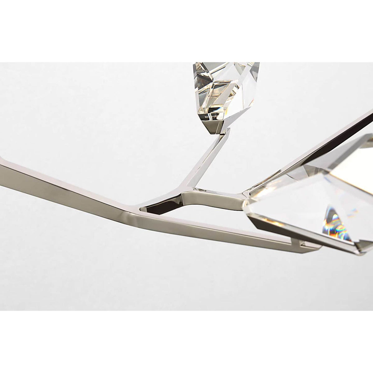 Waterford Carraig 63" 7 Light Chandelier in Polished Nickel with Clear Crystal W63.25"