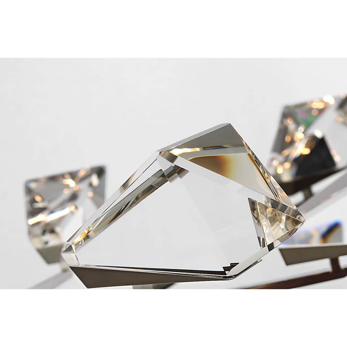 Waterford Carraig 63" 7 Light Chandelier in Polished Nickel with Clear Crystal W63.25"