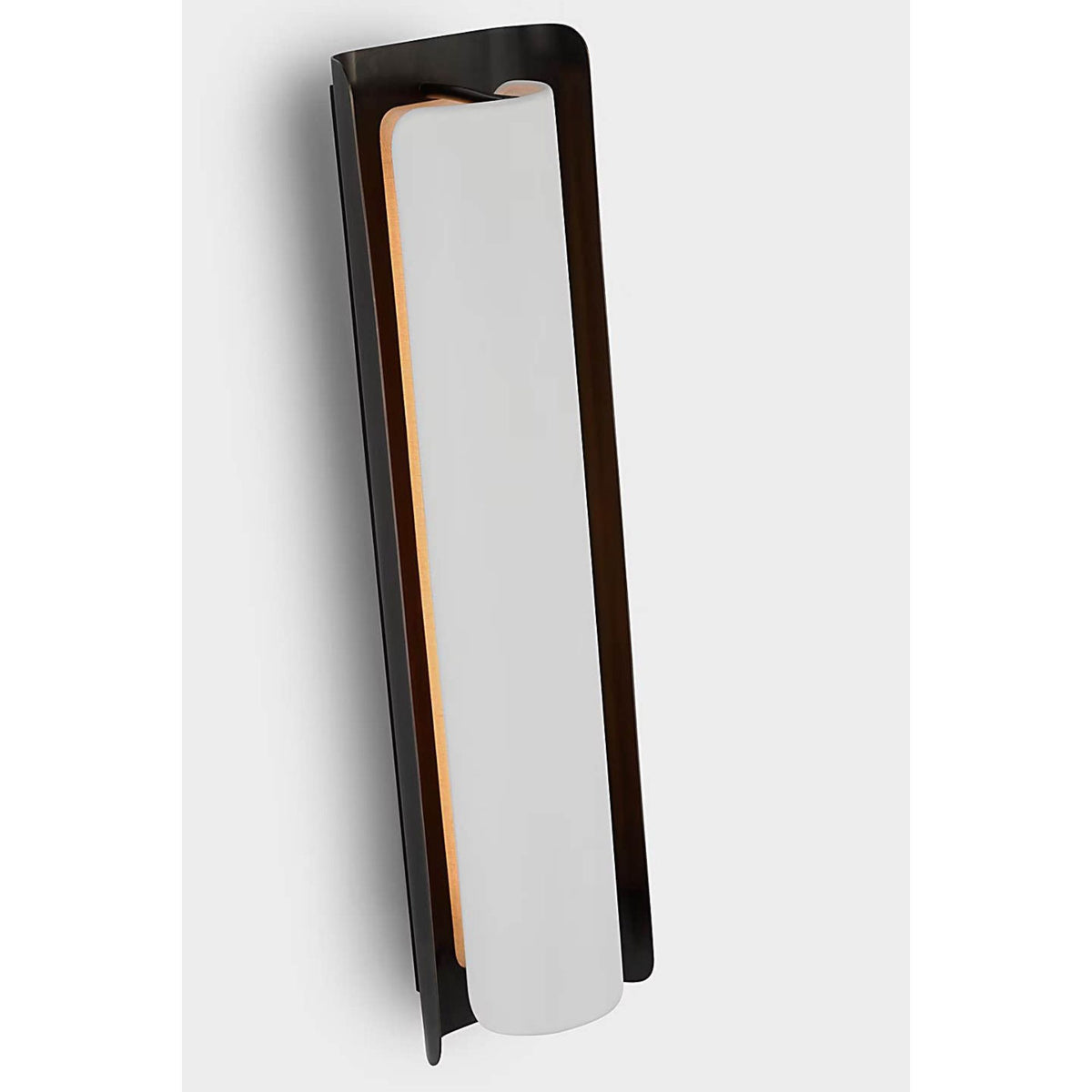 Windsor Smith Penumbra 21" Sconce in Bronze and White W6" x H21" x E4.5"