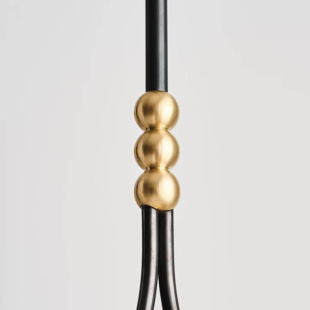Windsor Smith Jodo 9" Pendant in Bronze and Brass with White Glass W8.75"