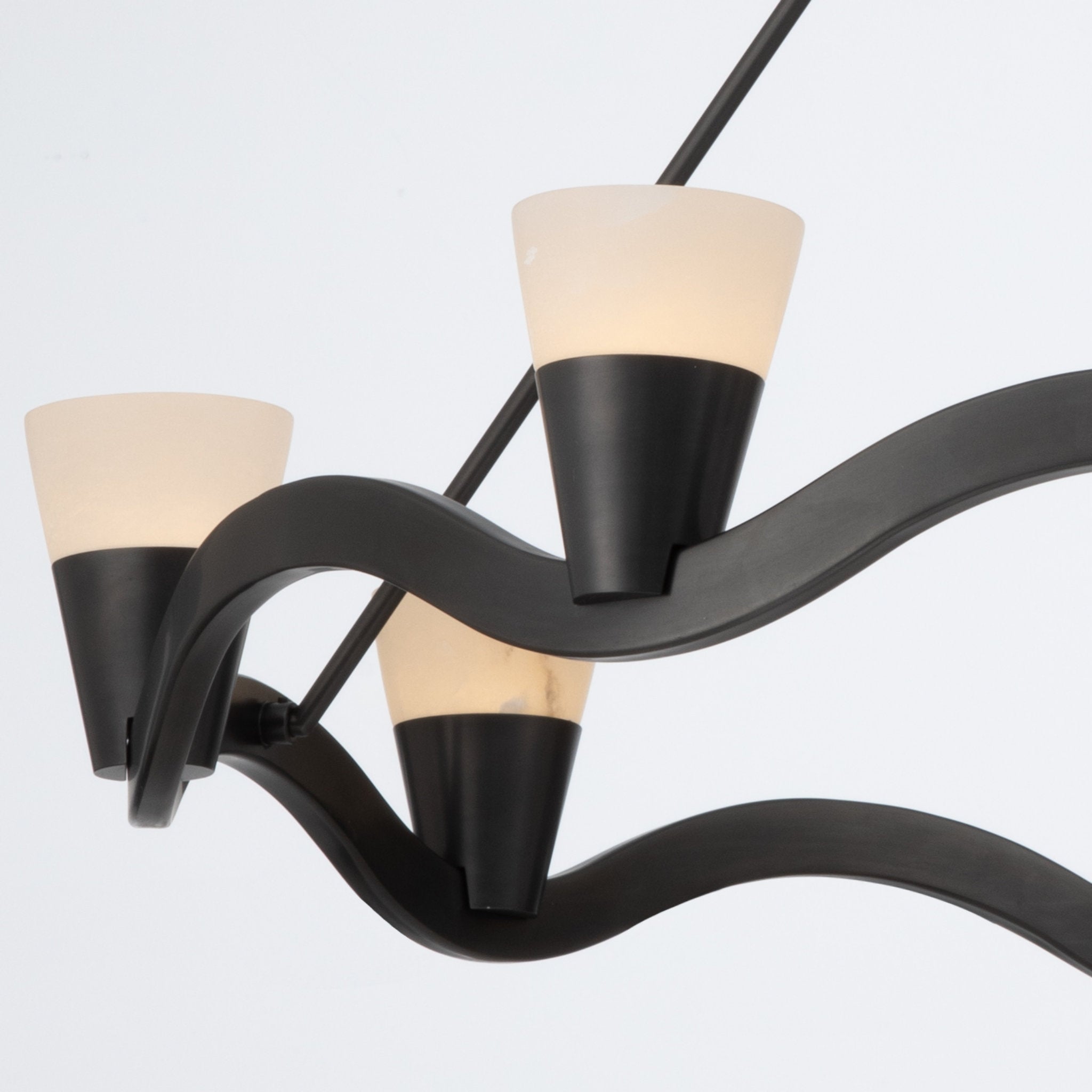 Vance 39'' Integrated LED Bronze Noir Chandelier Bronze 39"W x 26"H x 39"D