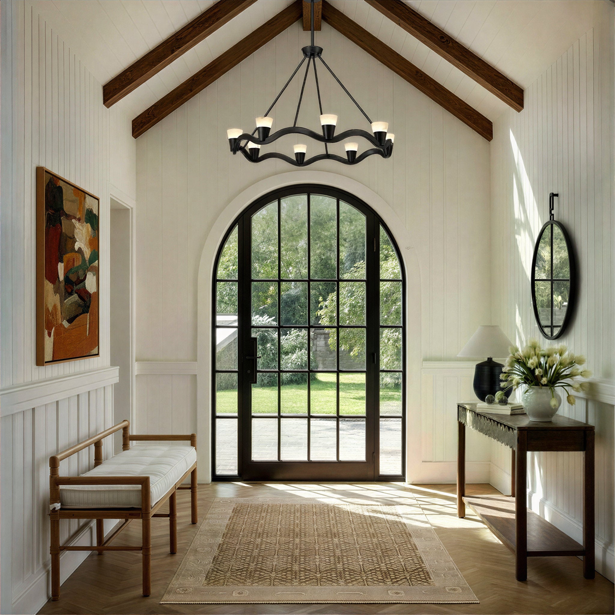 Vance 39'' Integrated LED Bronze Noir Chandelier Bronze 39"W x 26"H x 39"D