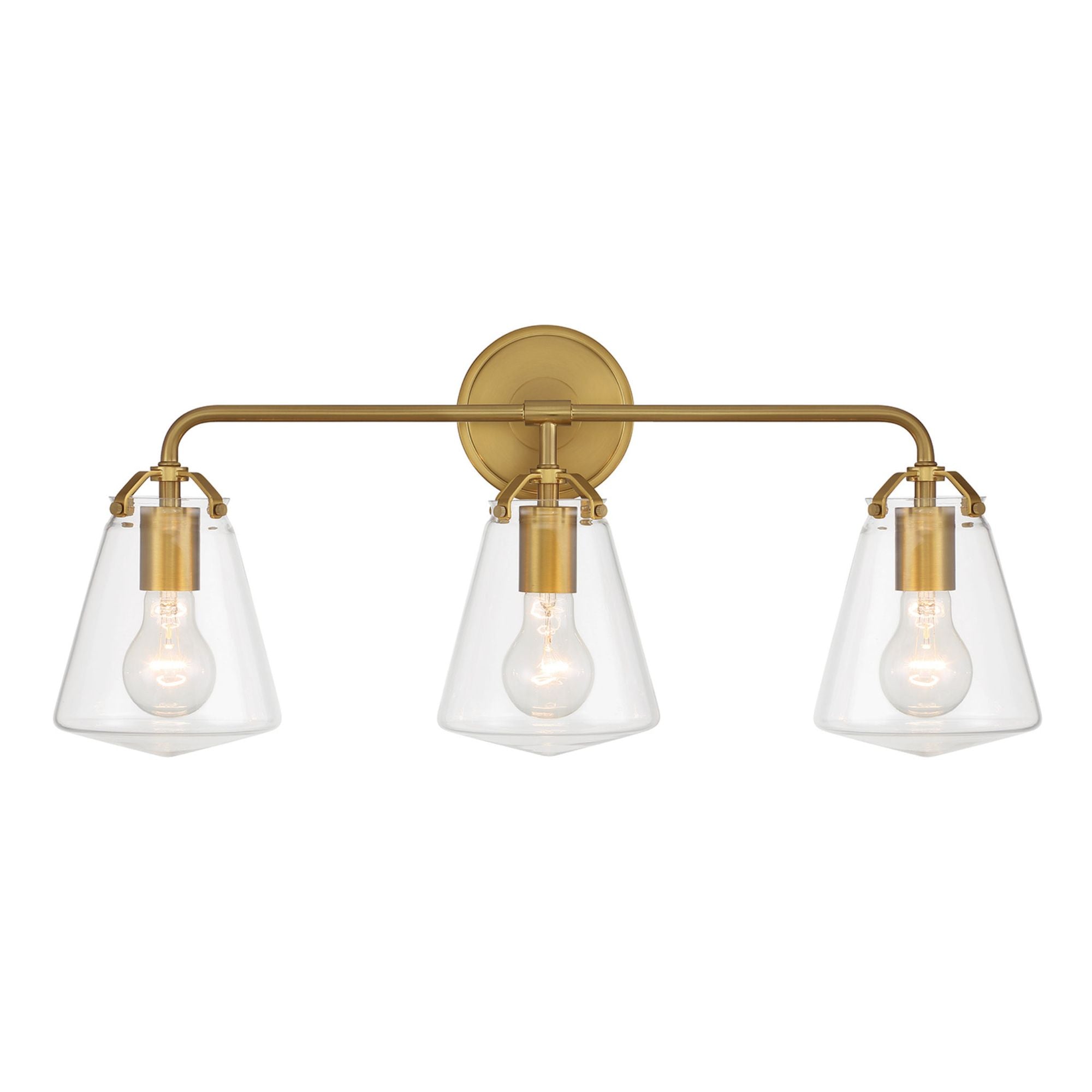 Voss 25'' Luxe Gold Bathroom Vanity Gold 25"W x 11.25"H x 7.25"D