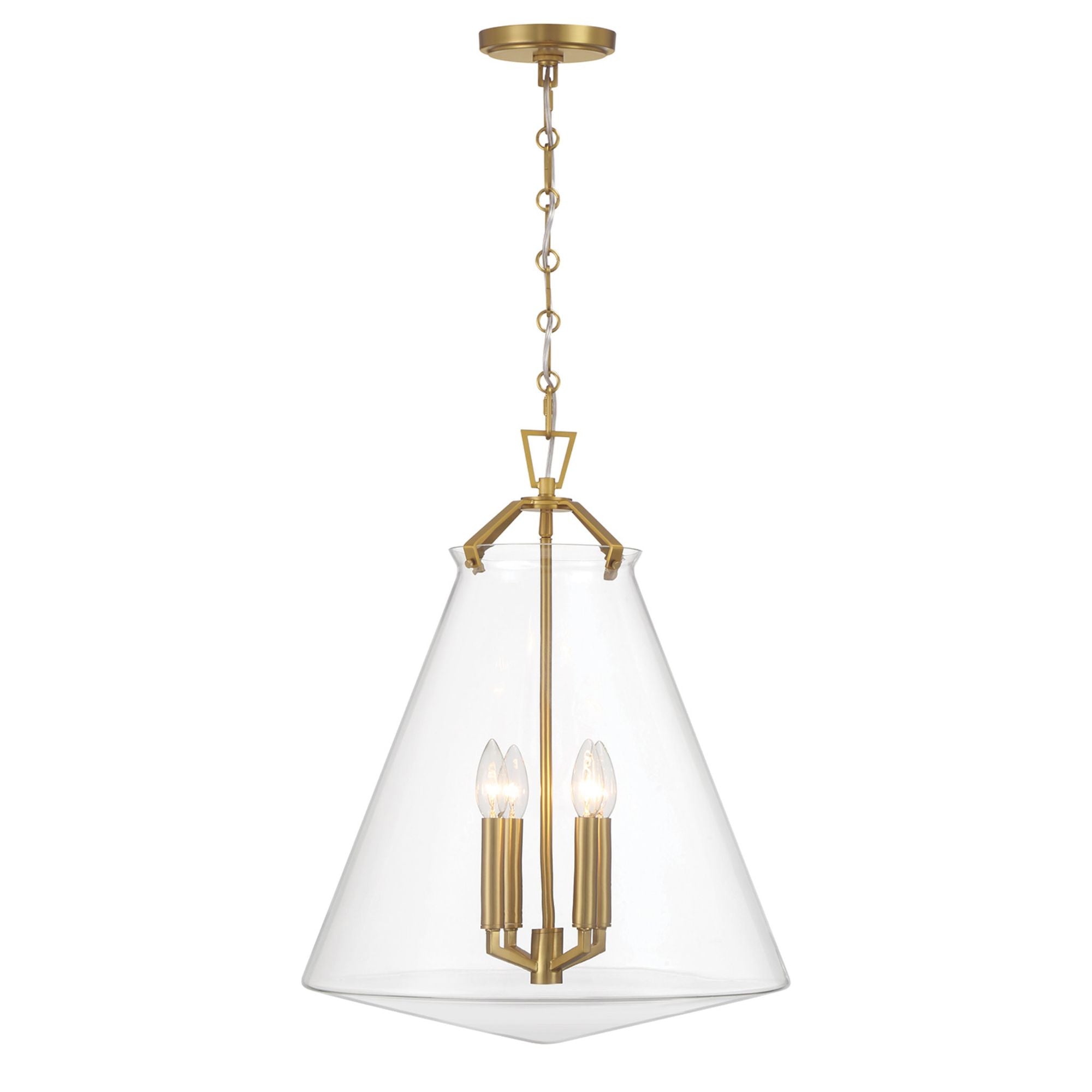 Voss 18'' Luxe Gold Pendant Gold 18"W x 22.5"H x 18"D