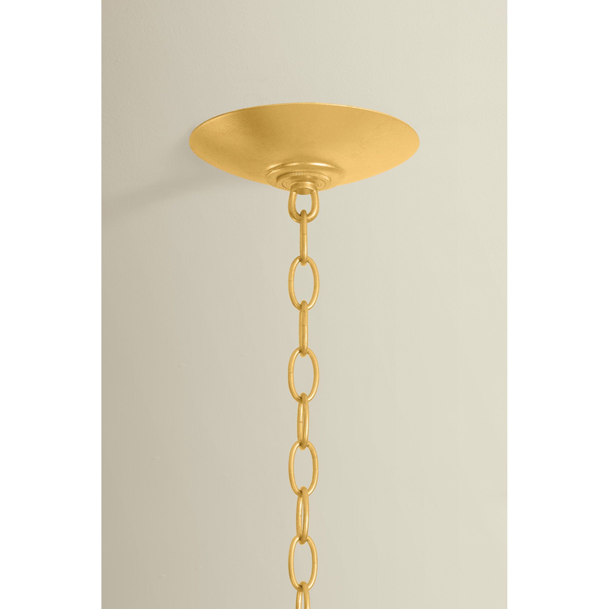 Whitfield 12-Light Chandelier in Vintage Gold Leaf 48W x 24H
