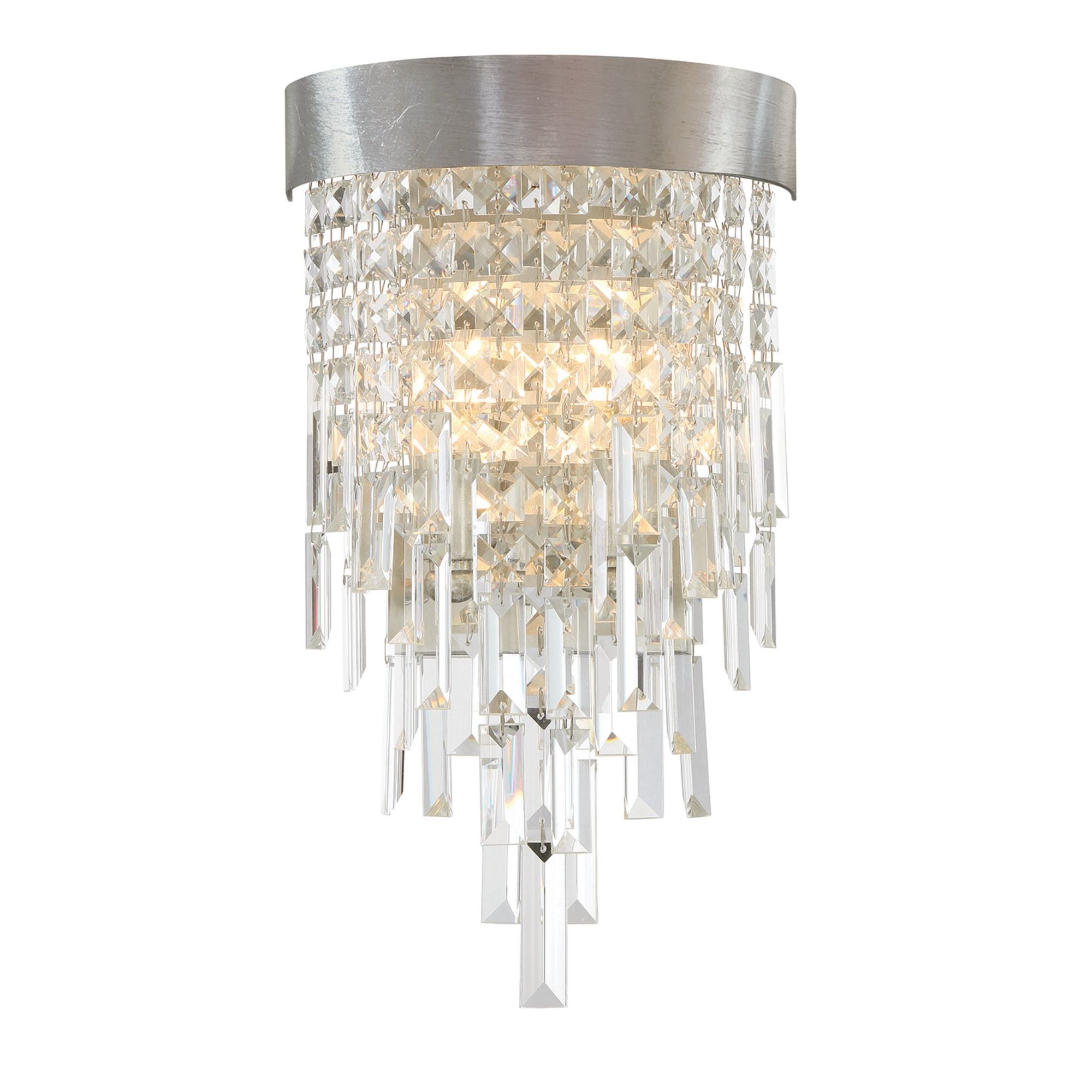 Winfield 9.75'' Antique Silver Sconce Silver 9.75"W x 17"H x 5.75"D