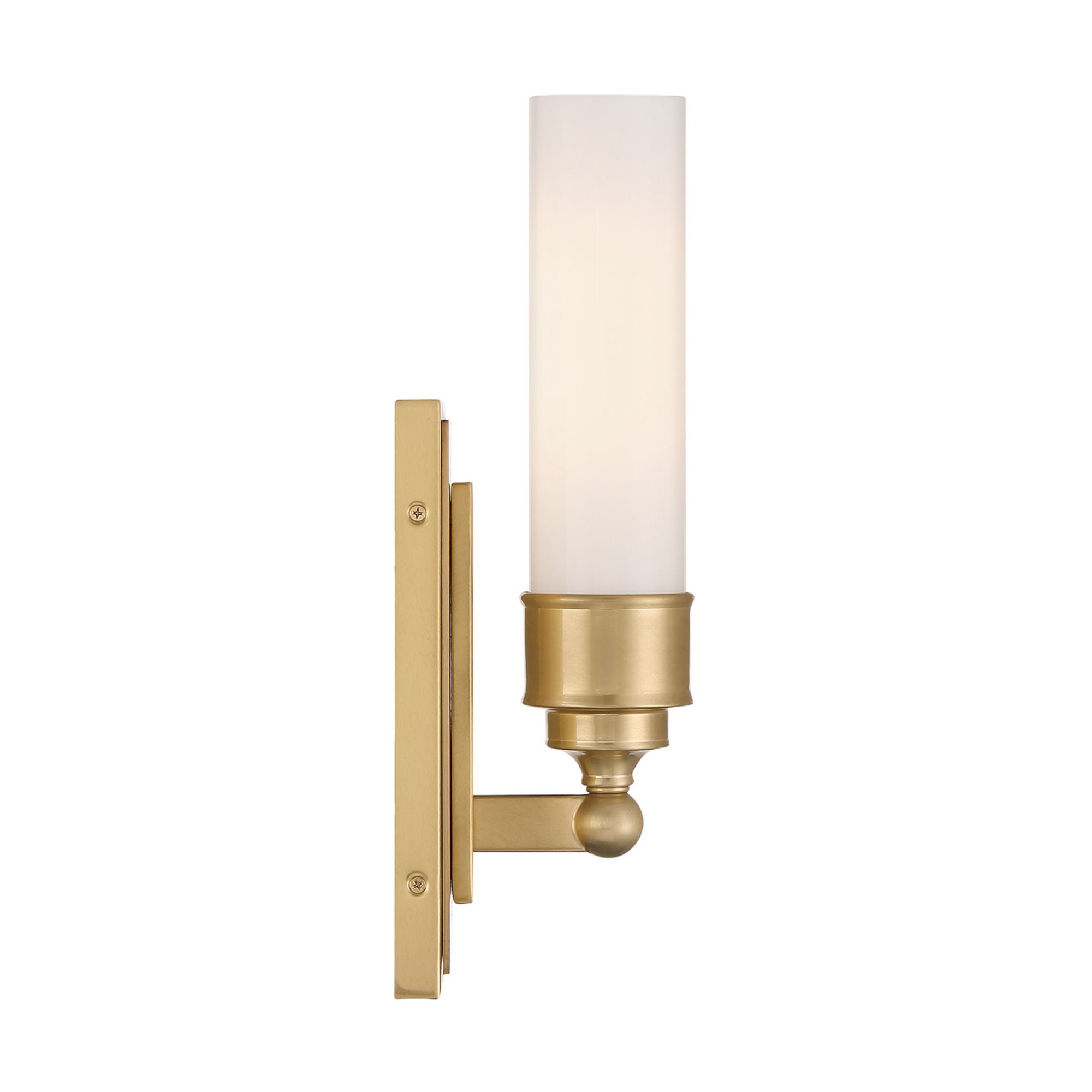 Wilcox 4.75'' LED Aged Brass Sconce Gold 4.75"W x 15.25"H x 5"D