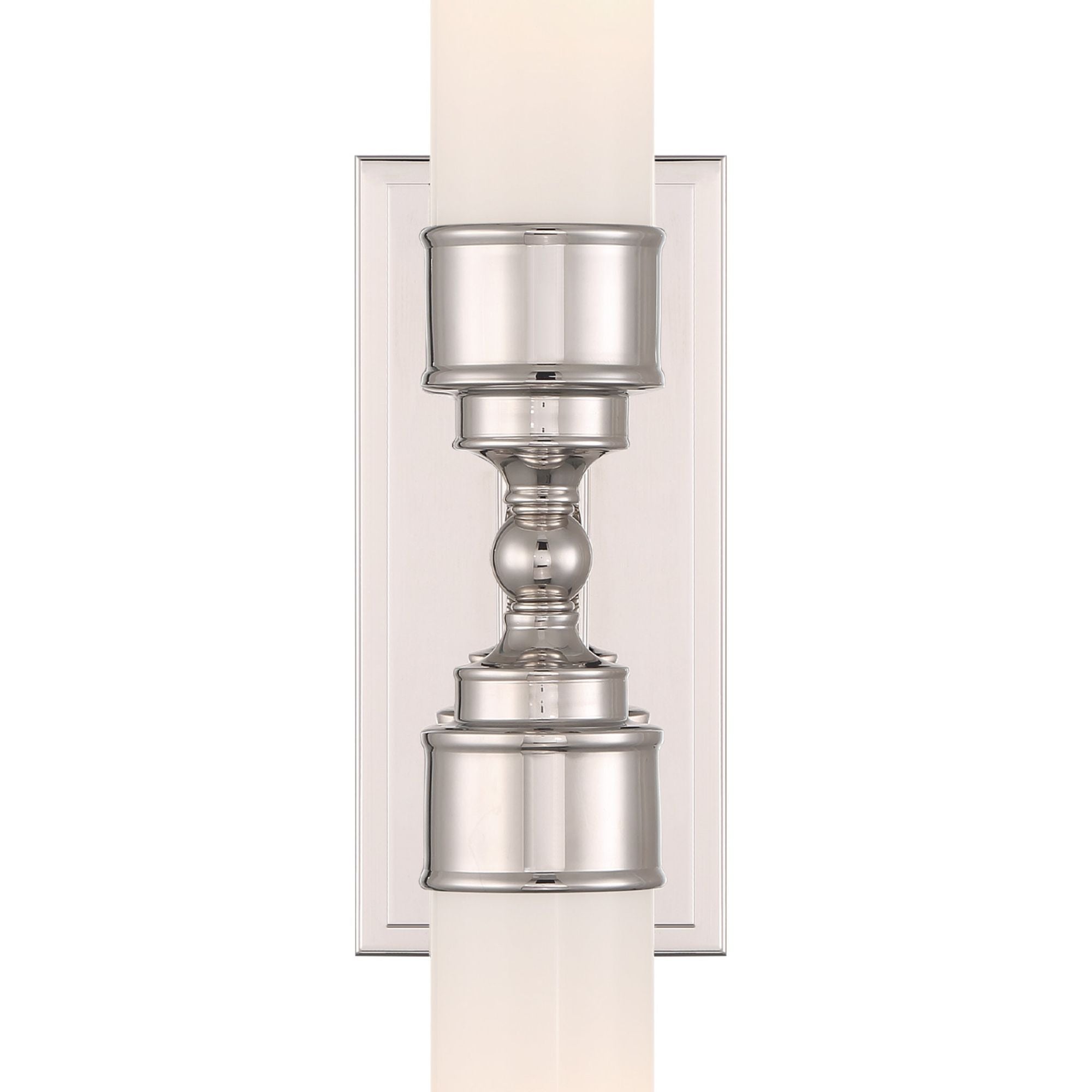 Wilcox 4.75'' LED Polished Nickel Sconce Silver 4.75"W x 25"H x 5"D