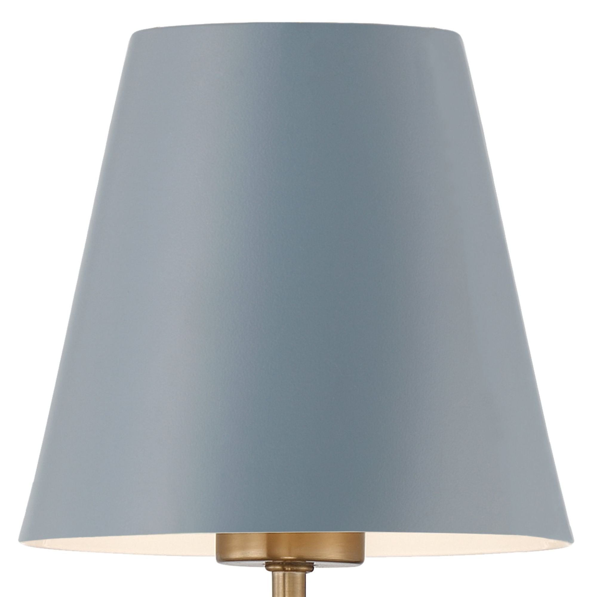 Xavier 4 Light Vibrant Gold + Blue Chandelier Steel Shade 31.75"W x 17"H x 31.75"D