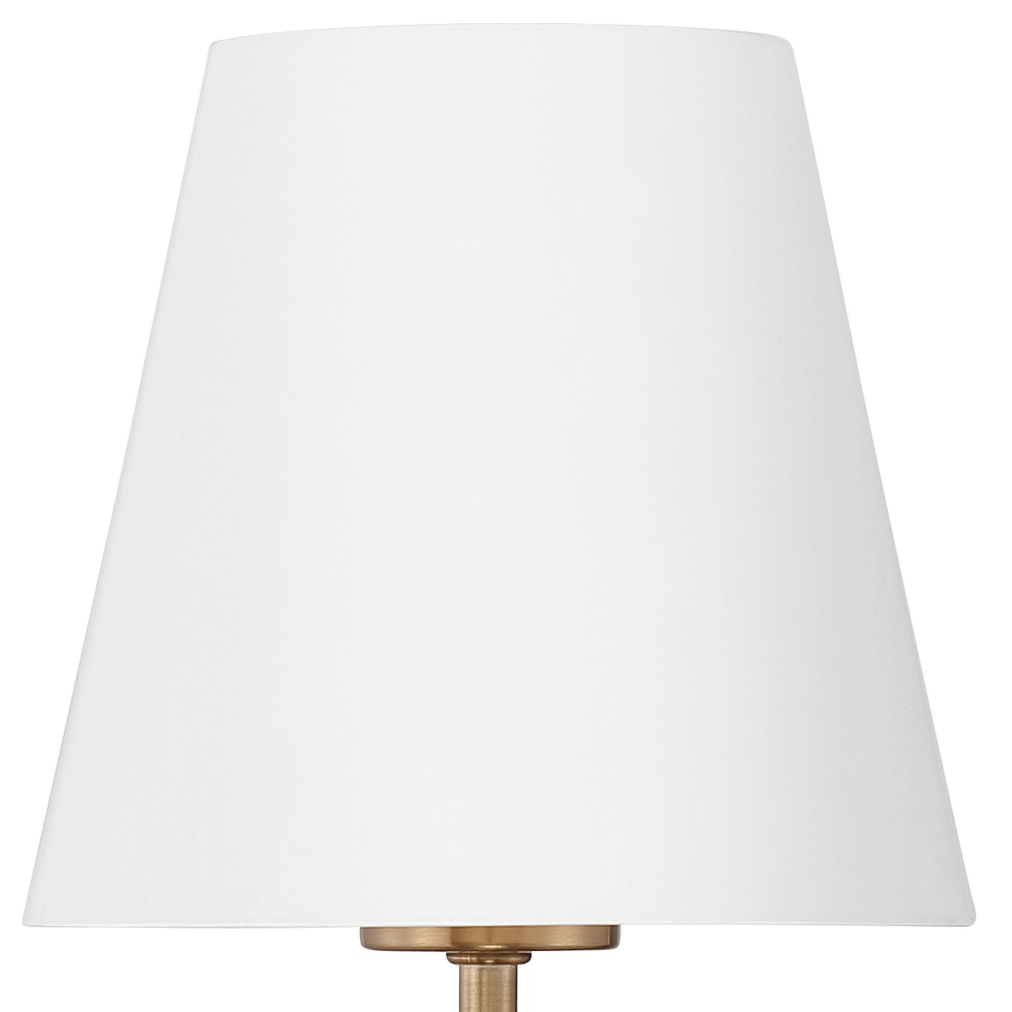 Xavier 6 Light Vibrant Gold + White Linear Chandelier Steel Shade 46"W x 14.75"H x 18"D