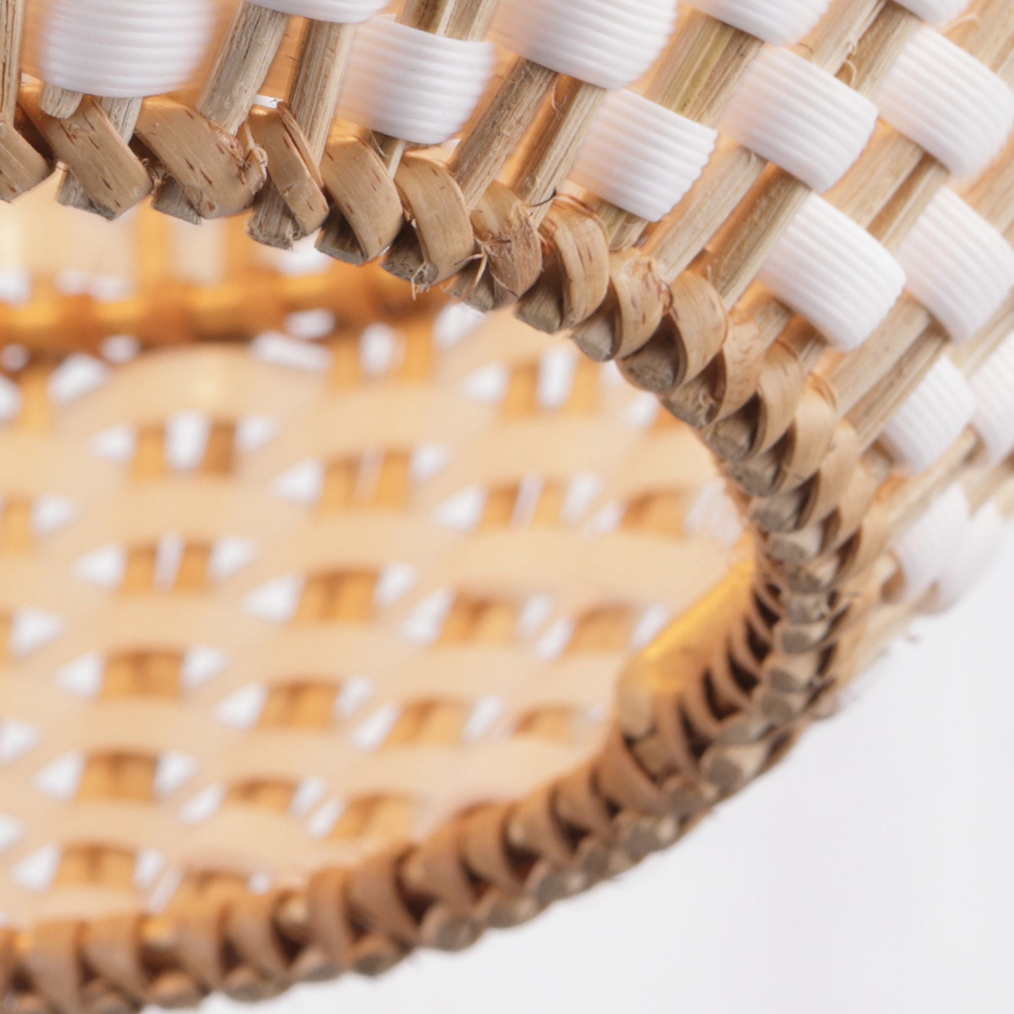 Zanzibar 10'' Soft Gold Pendant Tan 10"W x 14"H x 10"D