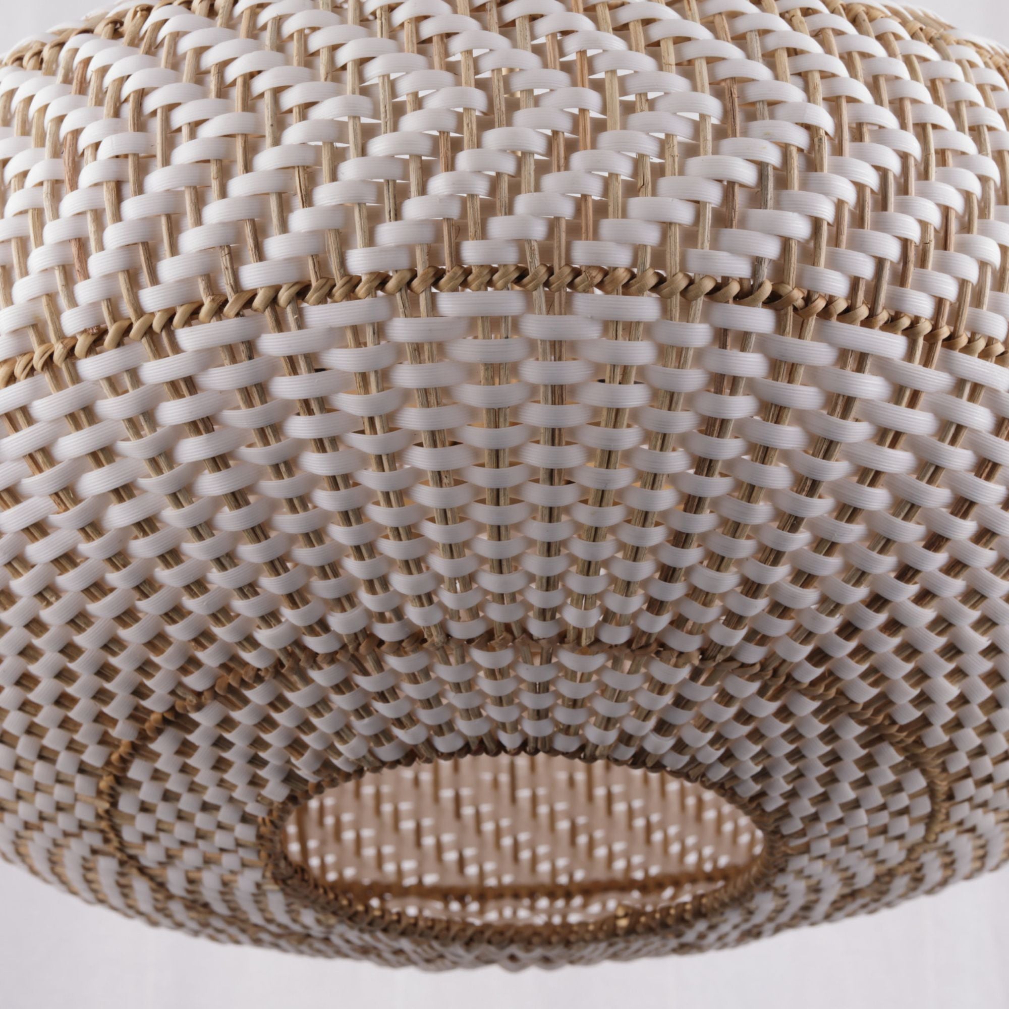 Zanzibar 22'' Soft Gold Semi Flush Mount Tan 22"W x 15.25"H x 22"D