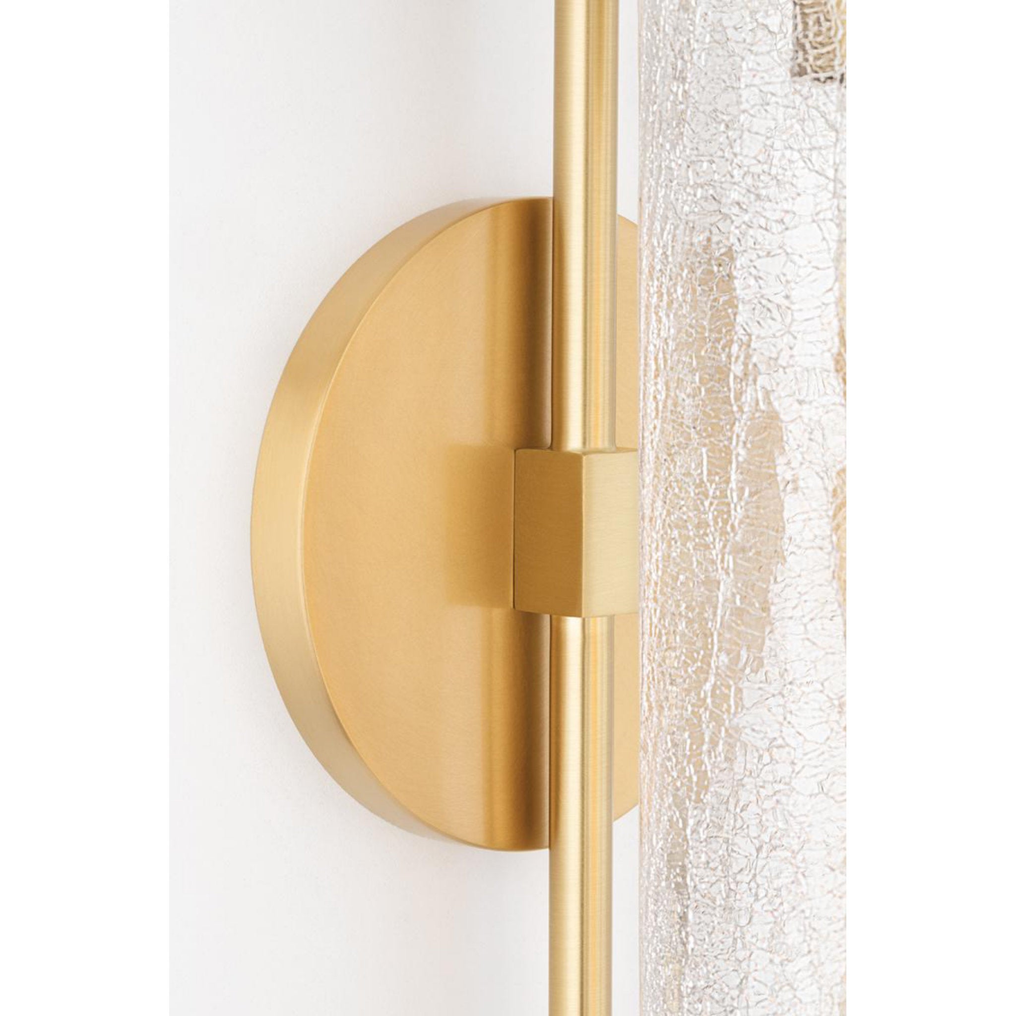 Skye 1-Light Wall Sconce in Polished Nickel 4.75L x 4.75W x 19H