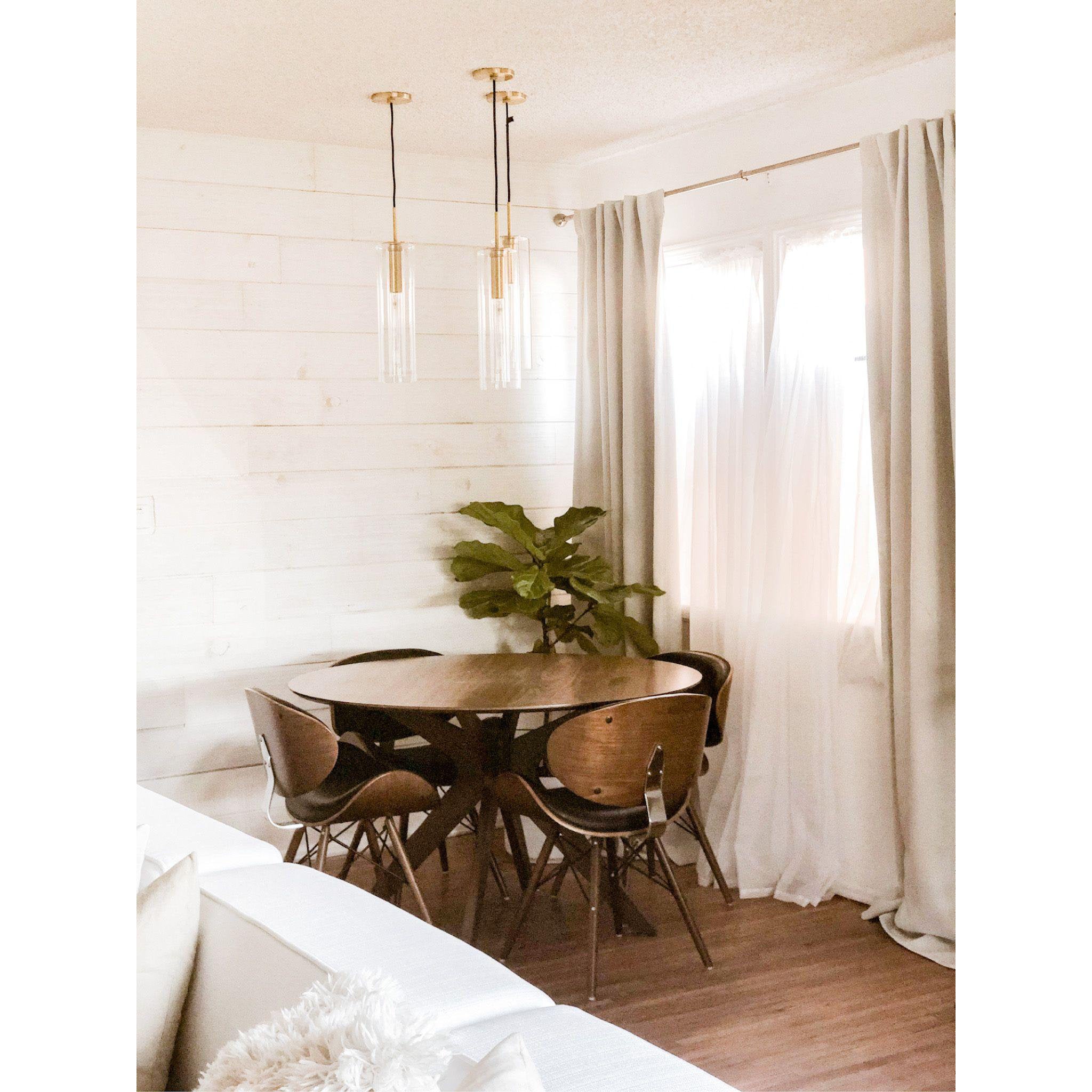 Belinda 1-Light Pendant in Aged Brass 11L x 4.75W x 18H