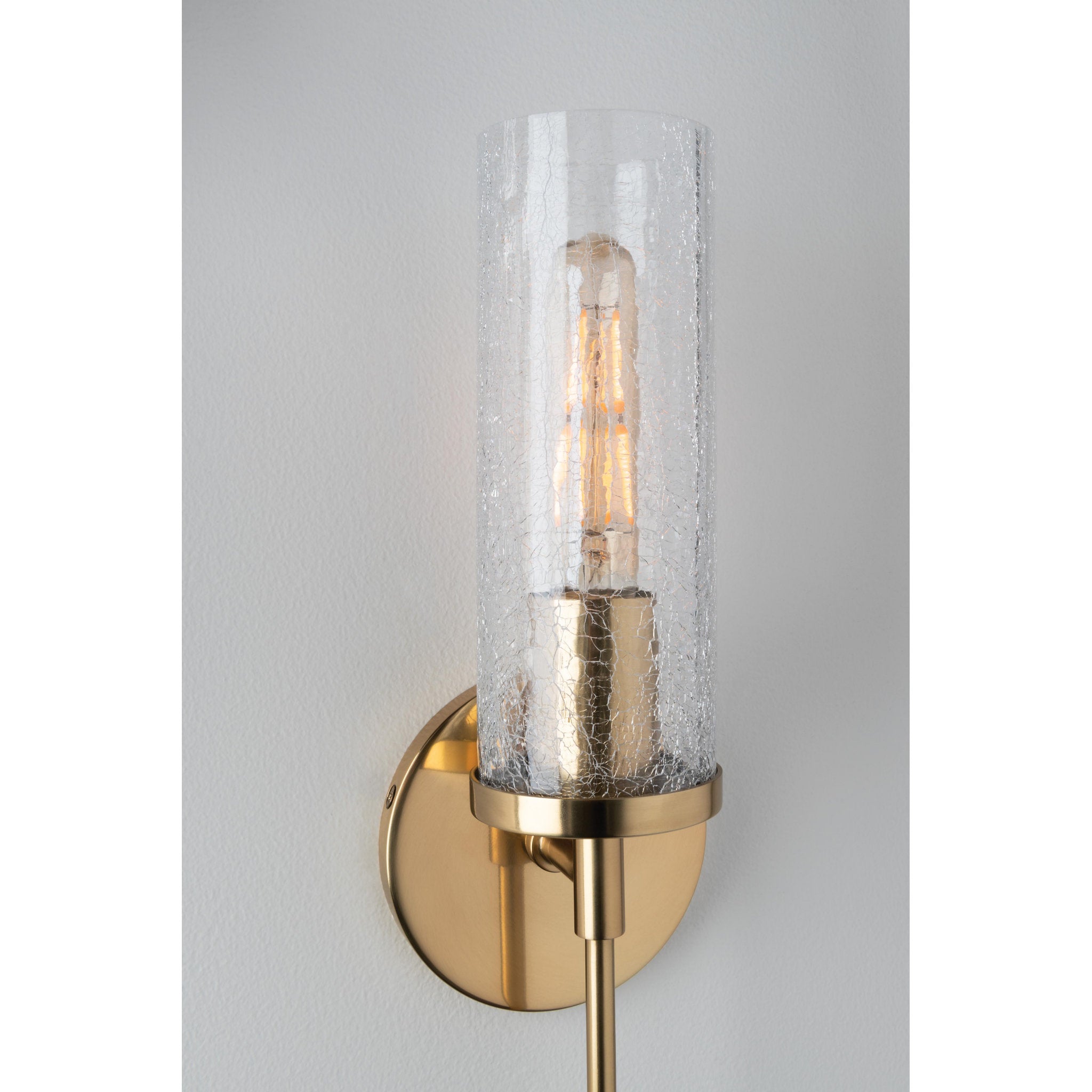 Olivia 1-Light Wall Sconce in Old Bronze 4.75L x 4.75W x 18.75H