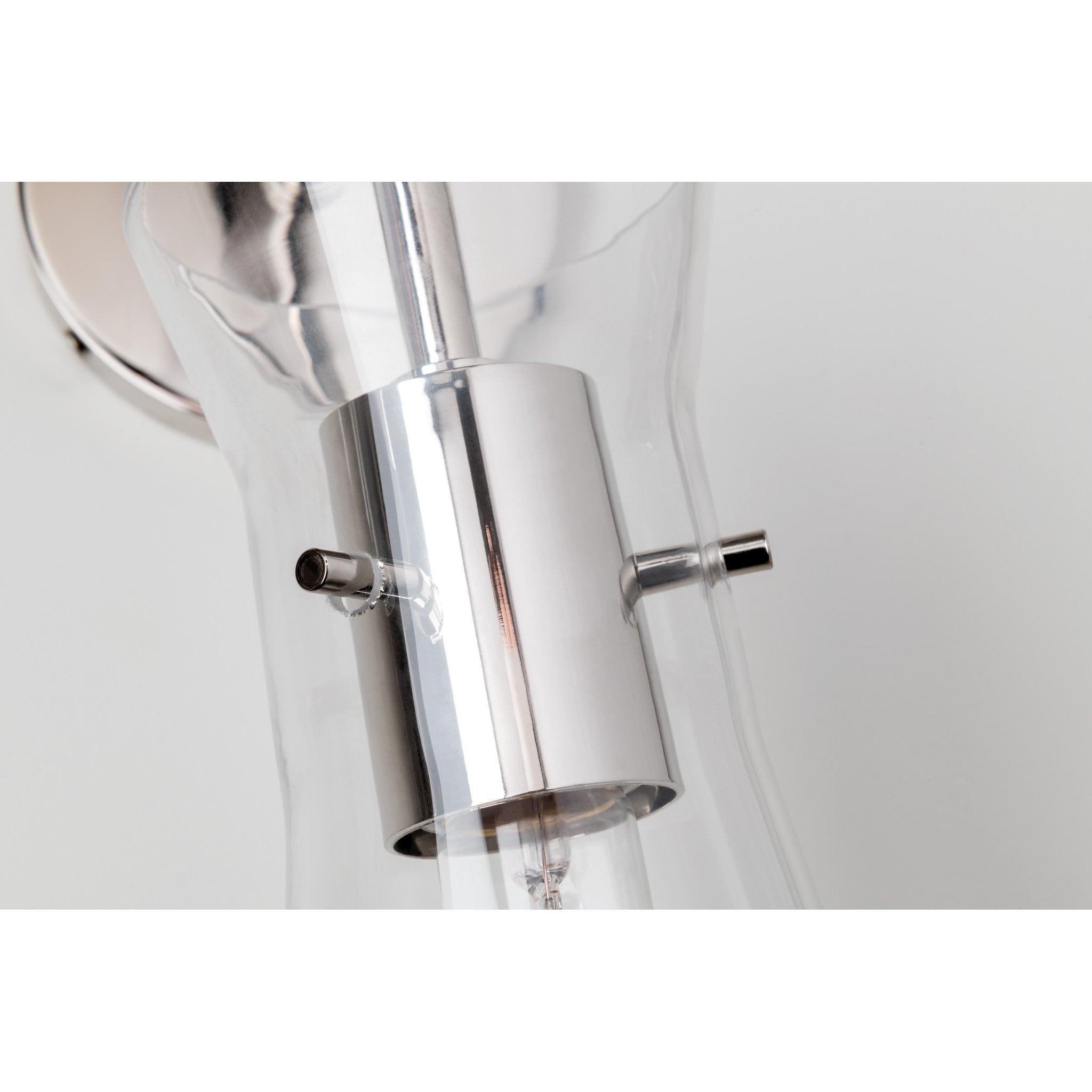 Anya 1-Light Wall Sconce in Polished Nickel 5.5L x 5.5W x 18.5H