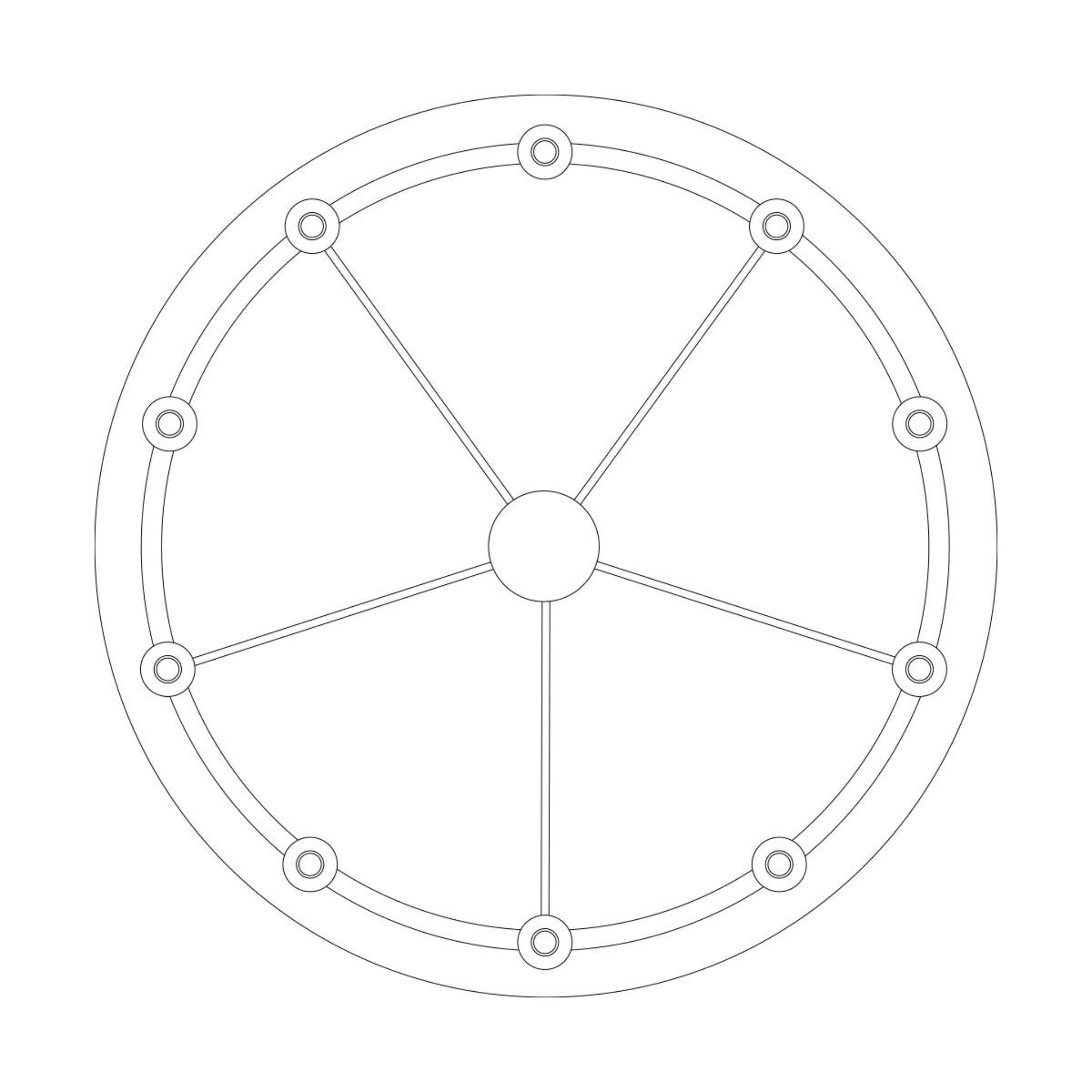 Durham 10-Light Chandelier in Aged Old Bronze 42L x 42W x 14.5H