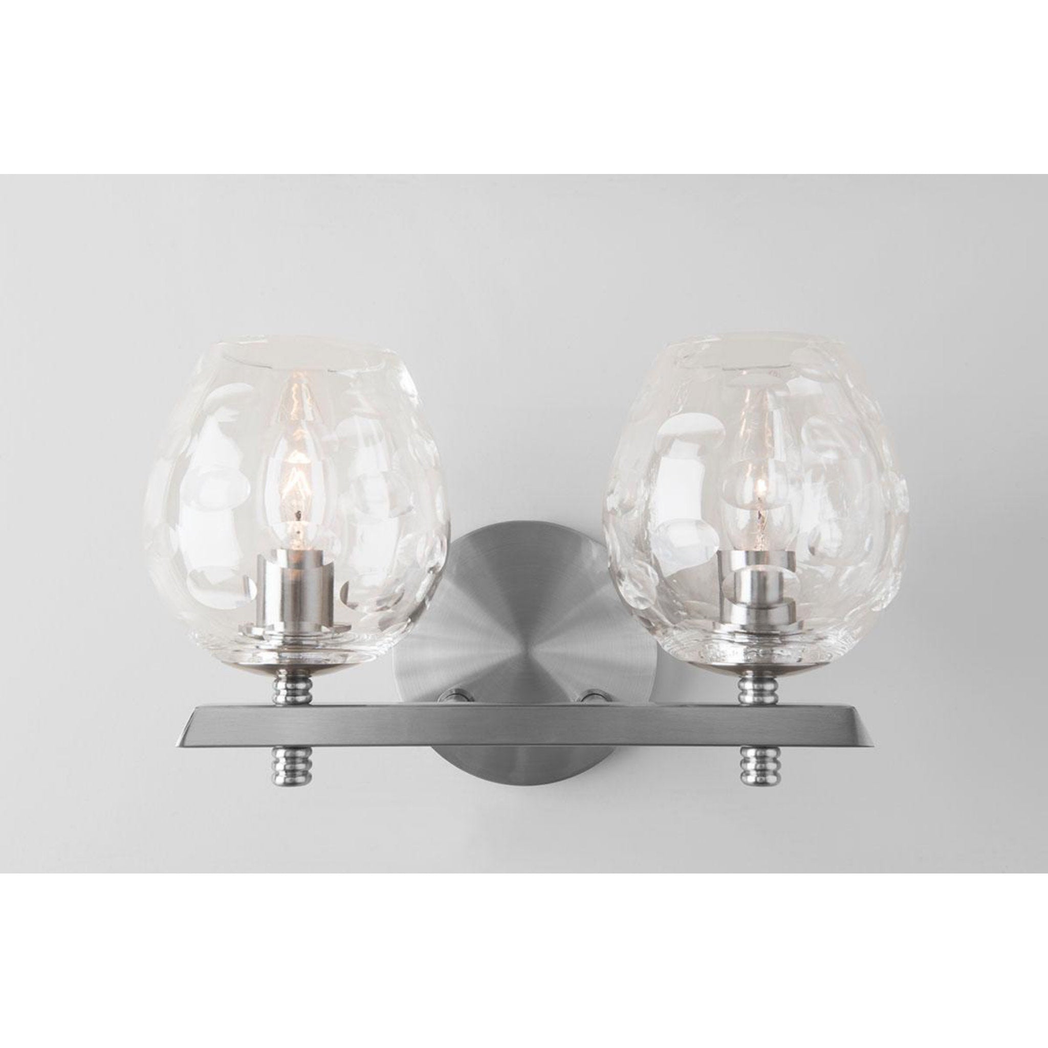 Burns 3-Light Bath and Vanity in Satin Nickel 19L x 19W x 7.25H