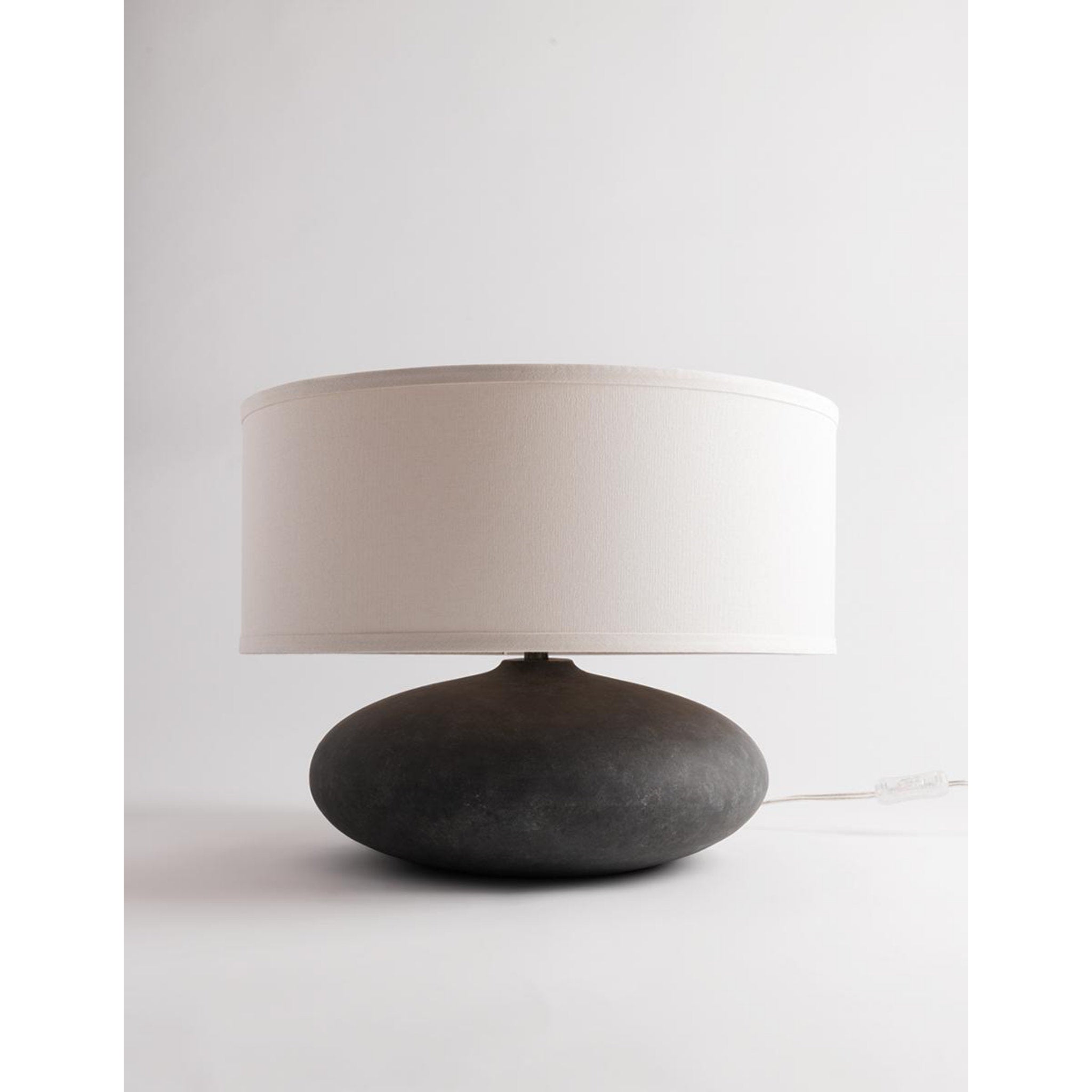 Zen Table Lamp 1-Light LED in Graystone 17.75L x 17.75W x 14H