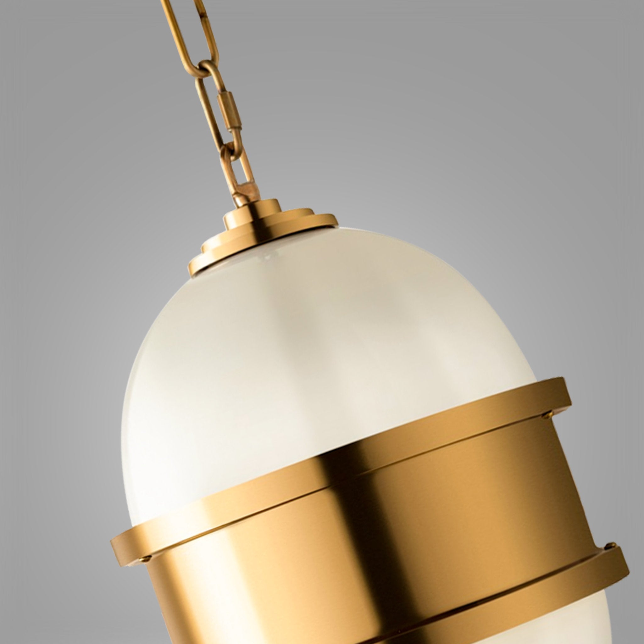 Broomley 2-Light Pendant in Vintage Brass 14L x 14W x 20H