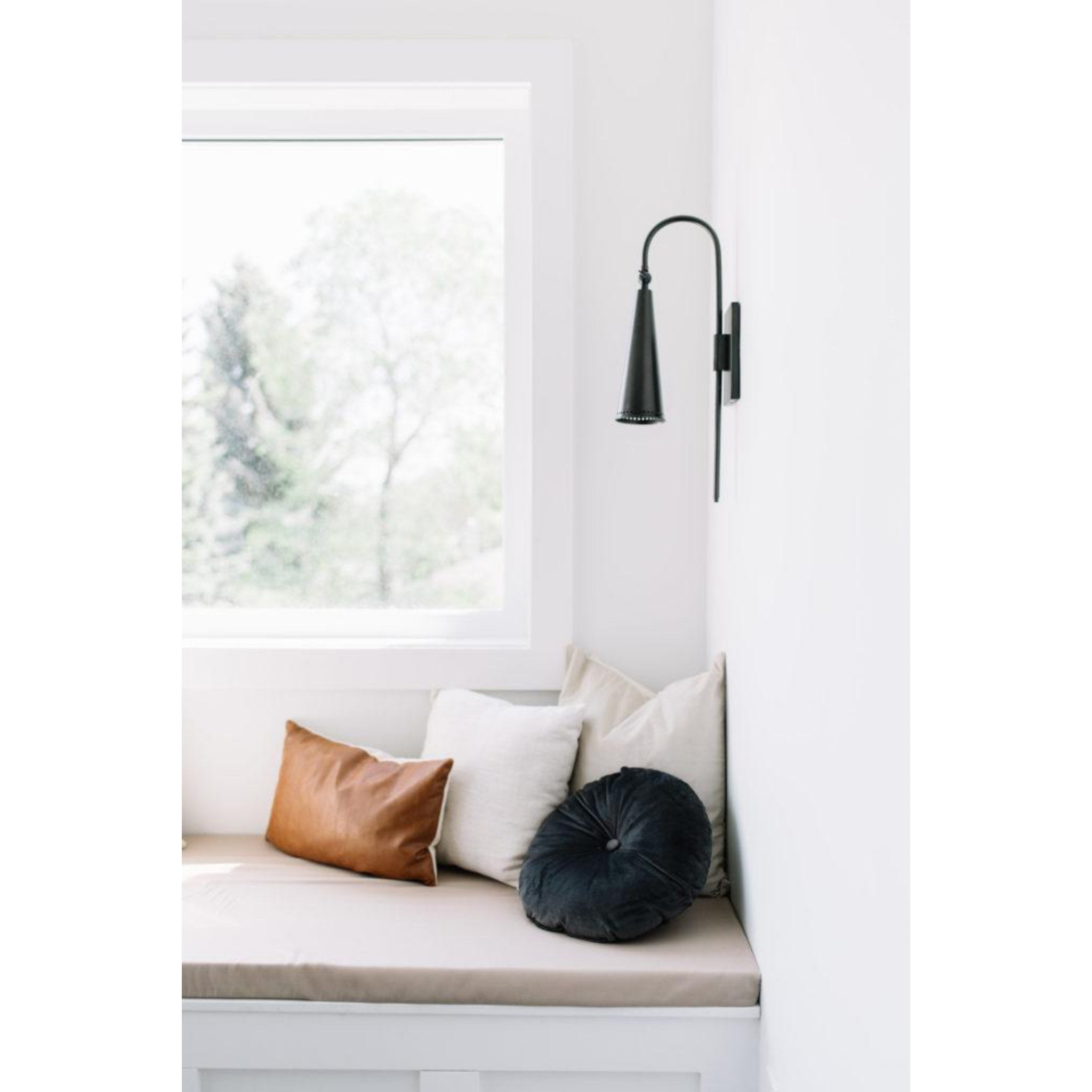 Alva 1-Light Wall Sconce in Old Bronze 4.25L x 4.25W x 20.75H