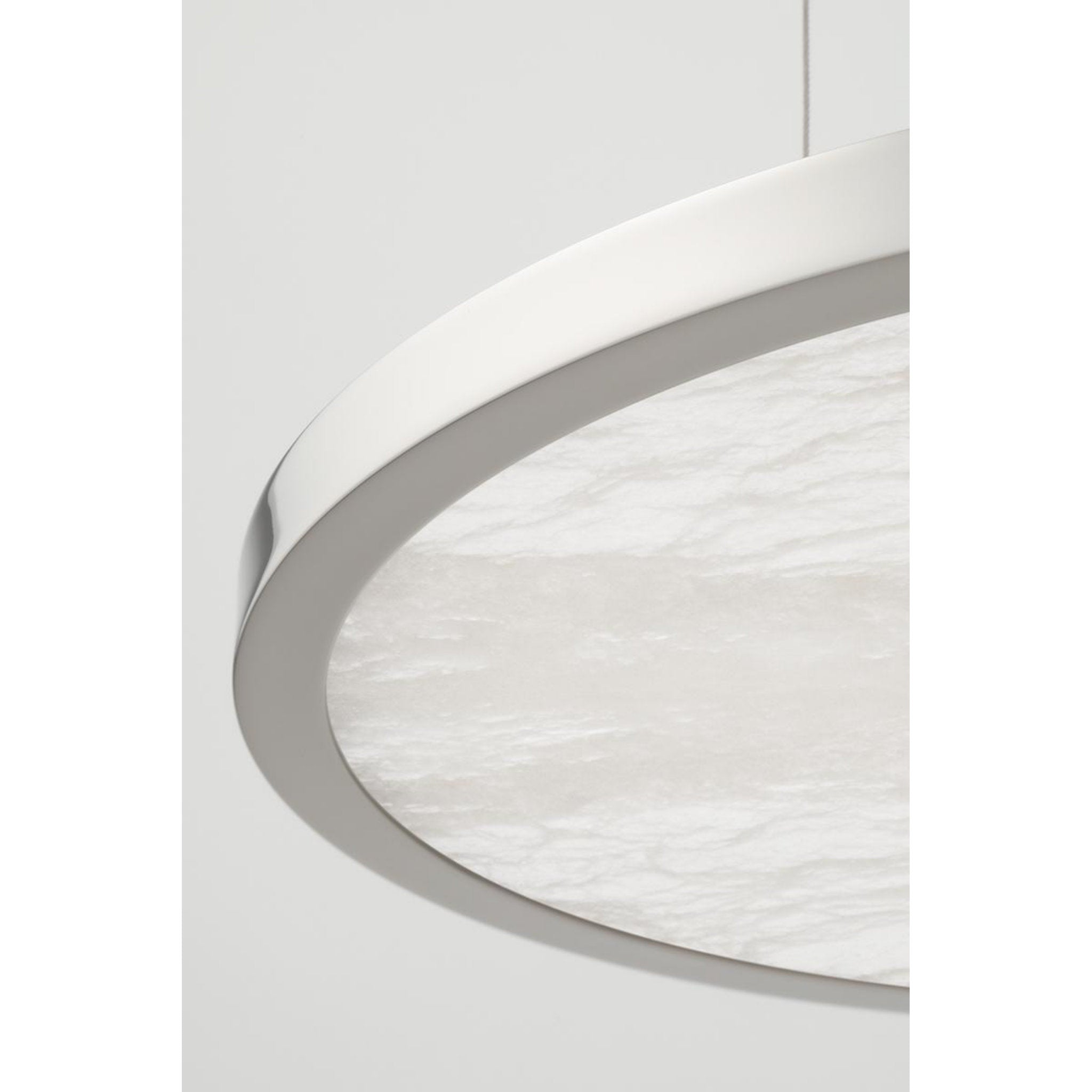 Eastport 1-Light Chandelier in Polished Nickel 24L x 24W x 1.25H