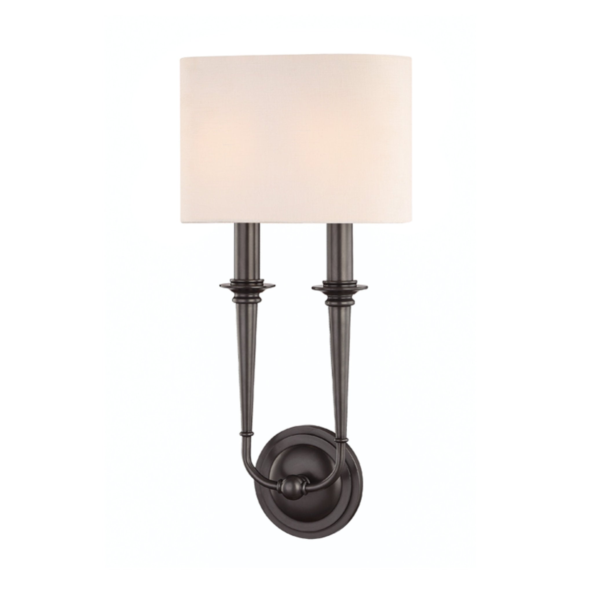 Lourdes 2-Light Wall Sconce in Old Bronze 9.5L x 9.5W x 19H