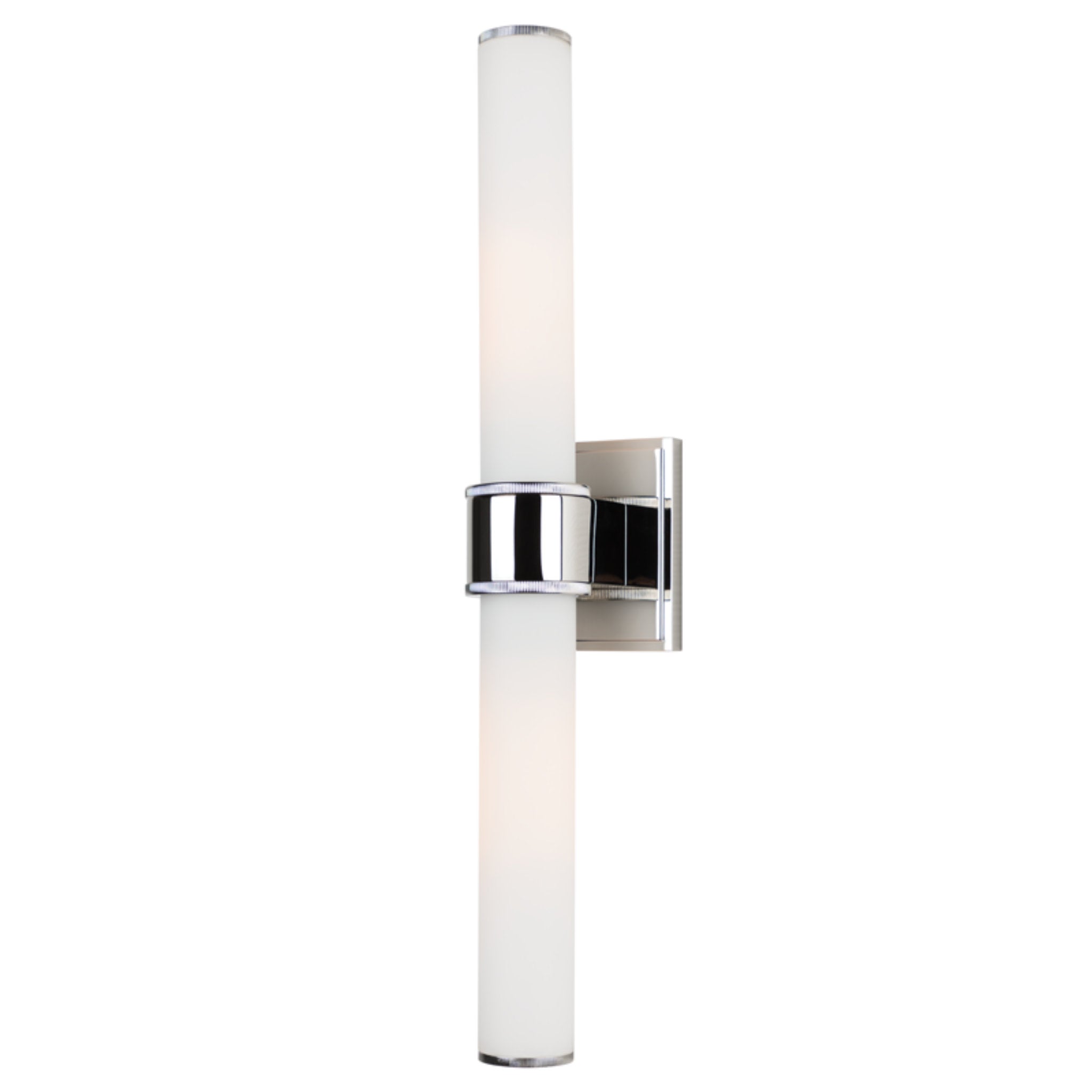 Mill Valley 2-Light Bath and Vanity in Polished Nickel 4.5L x 4.5W x 20H