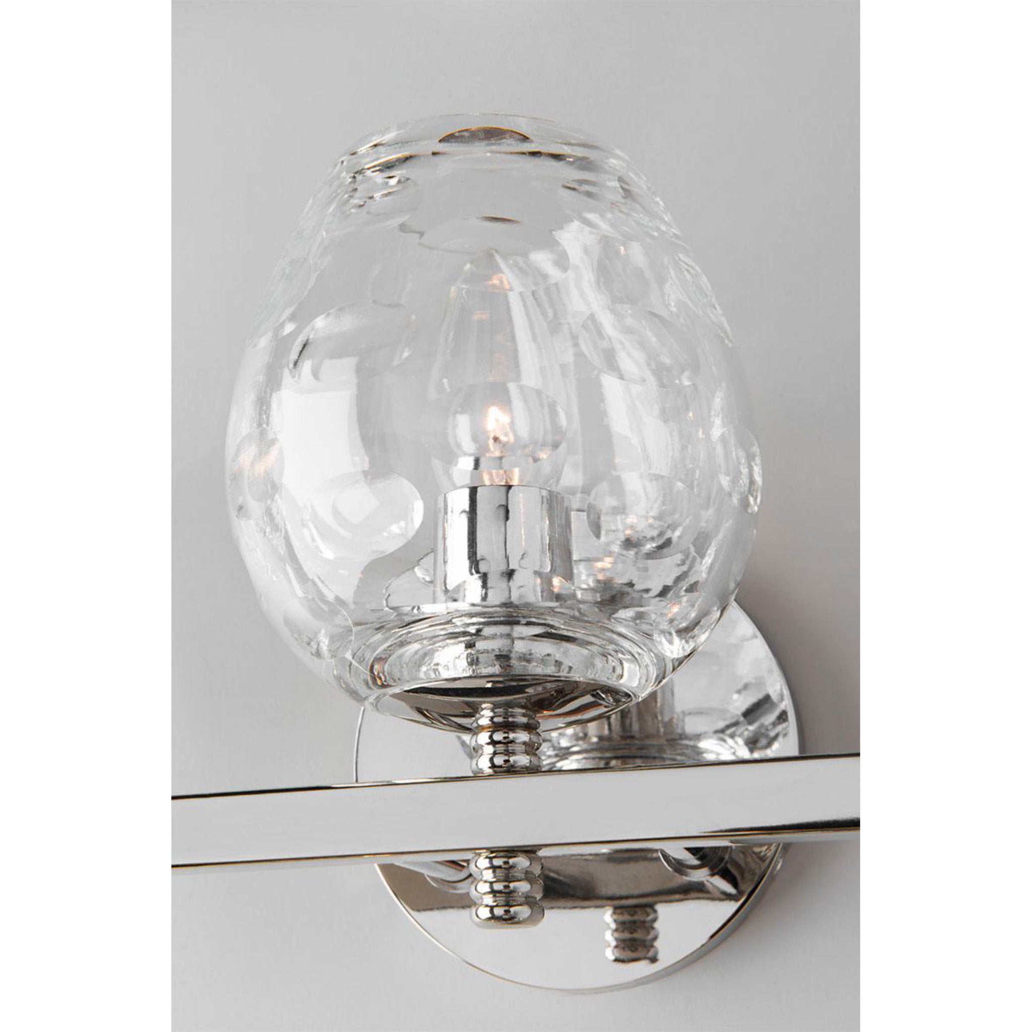 Burns 3-Light Bath and Vanity in Polished Nickel 19L x 19W x 7.25H