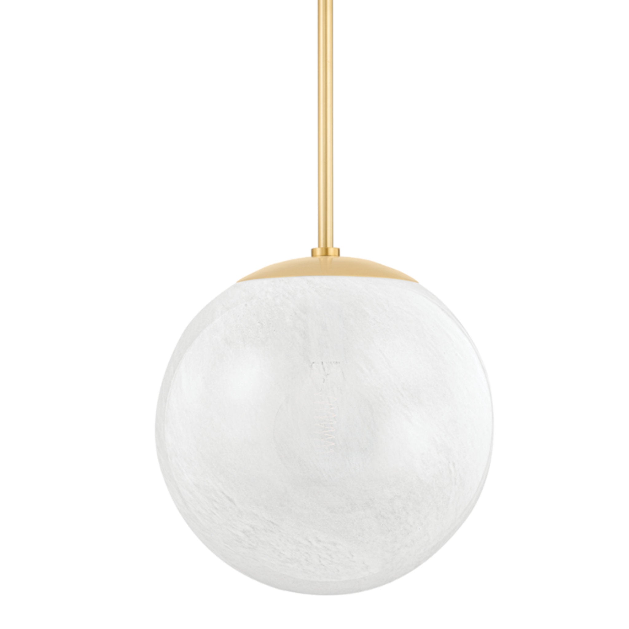 Burlington 1-Light Pendant in Aged Brass 16L x 16W x 16.5H