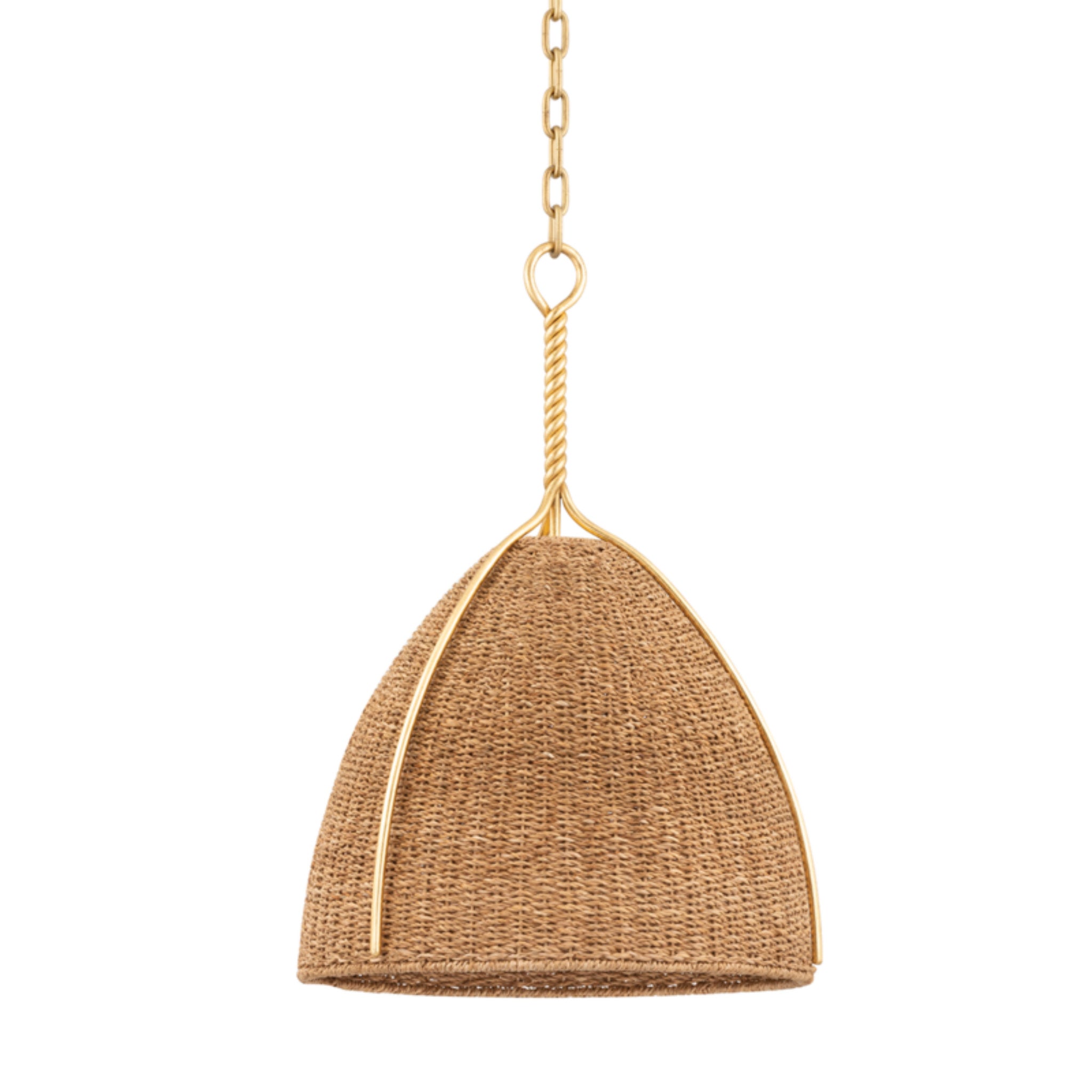 Woodlawn 1-Light Pendant in Vintage Gold Leaf 18.5L x 18.5W x 26.5H