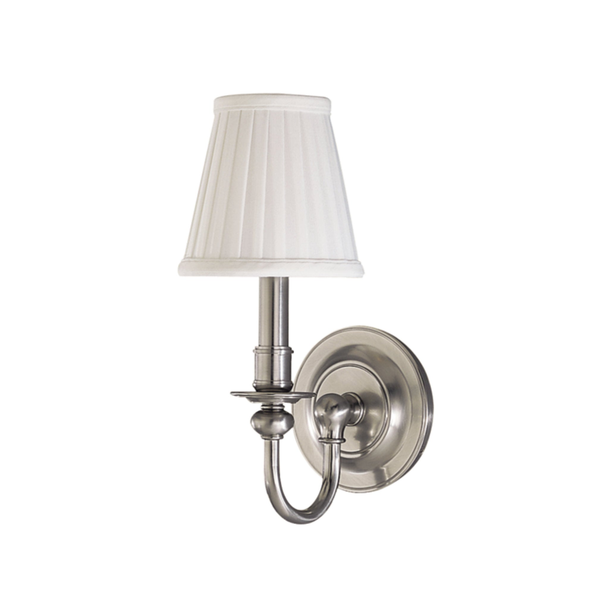 Beekman 1-Light Wall Sconce in Satin Nickel 5L x 5W x 12H