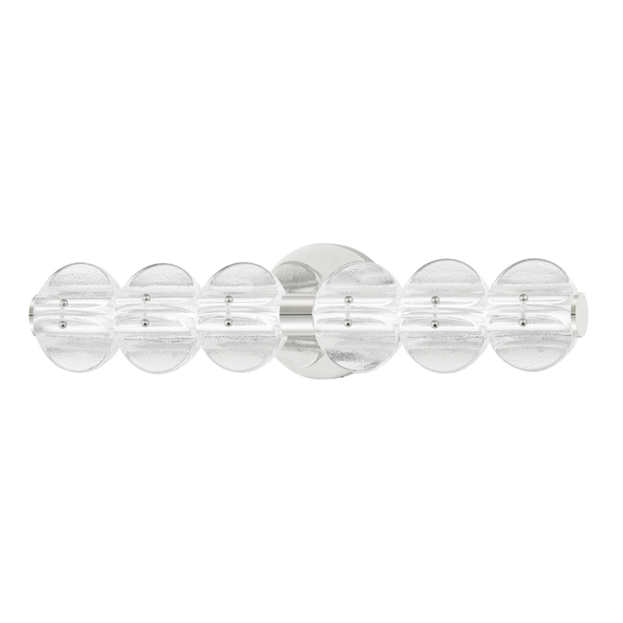 Lindley 6-Light Bath and Vanity in Polished Nickel 5W x 23.75H