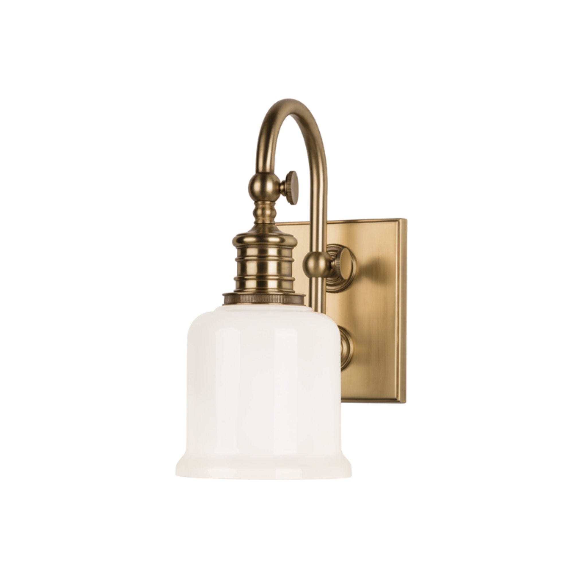 Keswick 1-Light Bath and Vanity in Aged Brass 5L x 5W x 11H
