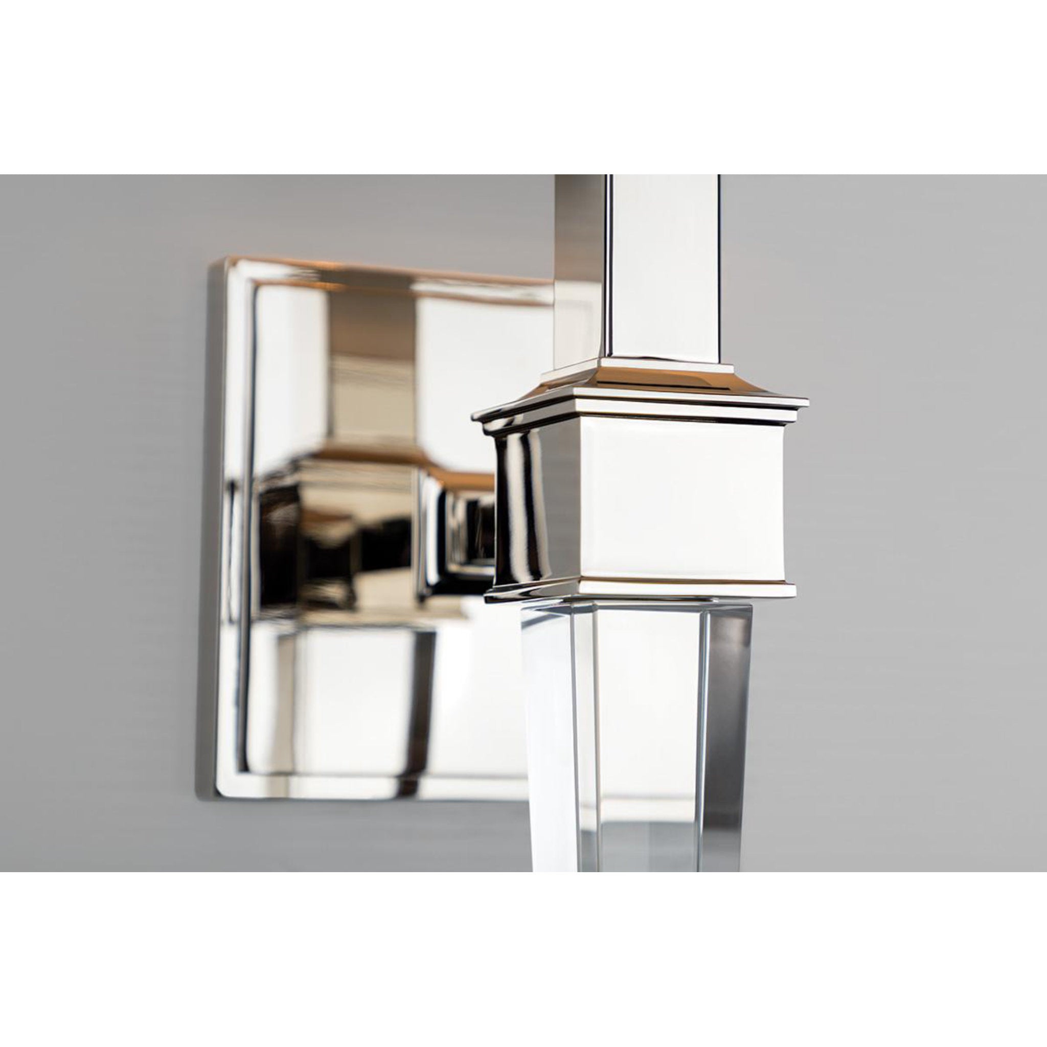 Ruskin 1-Light Wall Sconce in Polished Nickel 5.75L x 5.75W x 20.5H