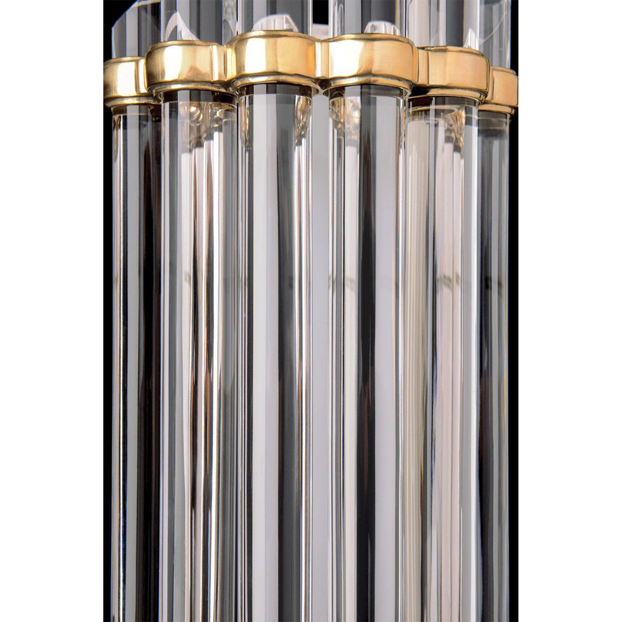 Albion 1-Light Bath and Vanity in Aged Brass 6.5L x 6.5W x 24.75H