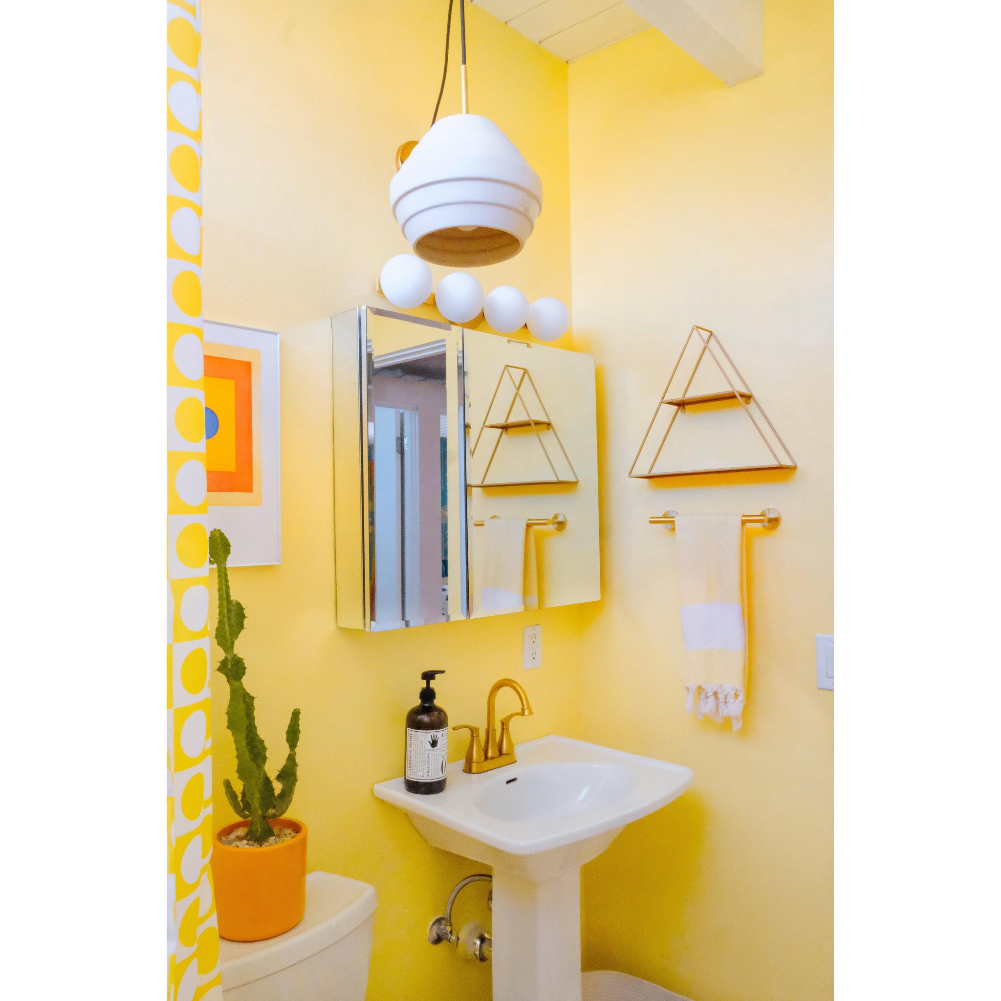 Baird 4-Light Bath and Vanity in Aged Brass 23.5L x 23.5W x 4.75H