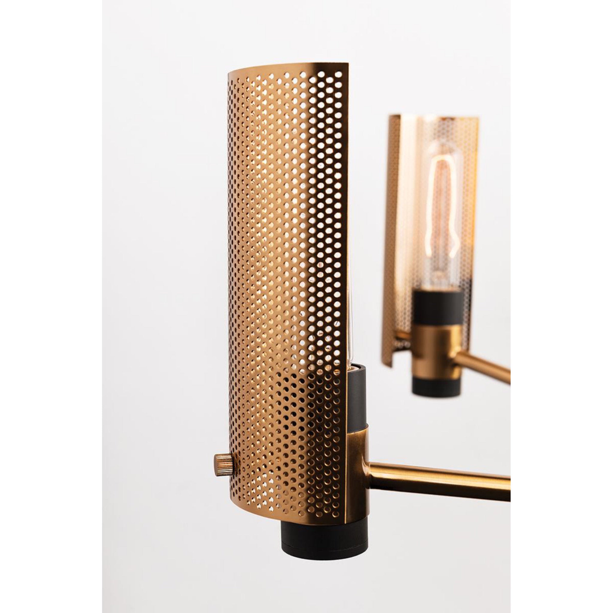 Pilsen 6-Light Chandelier in Soft Off Black 30W x 14.5H