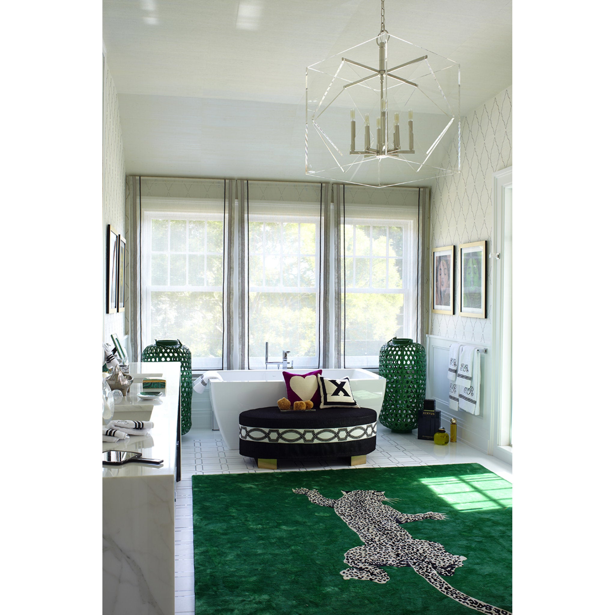 Travis 8-Light Chandelier in Polished Nickel 24L x 24W x 32H